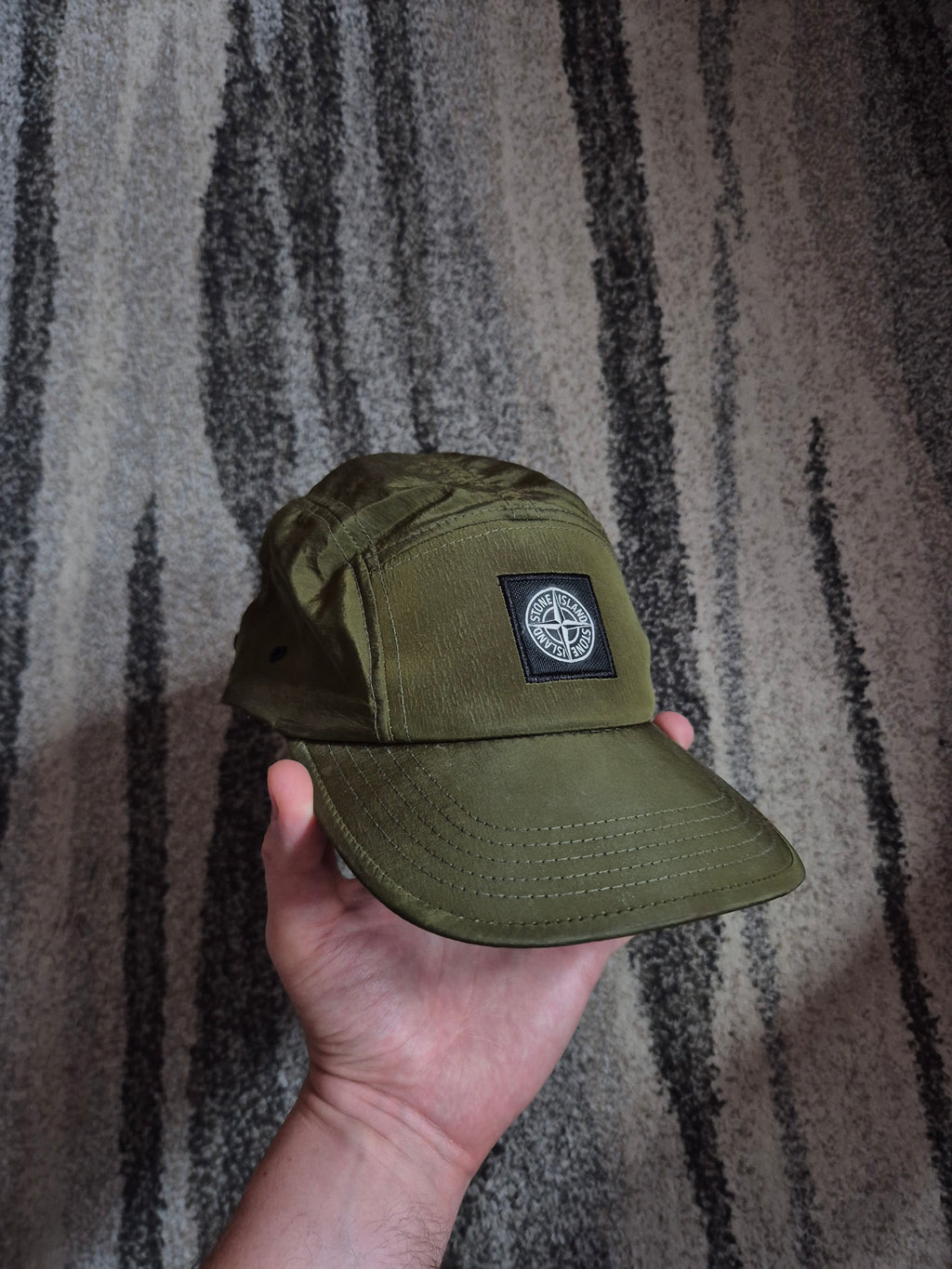 Stone Island Nylon Metal Cap Khaki L