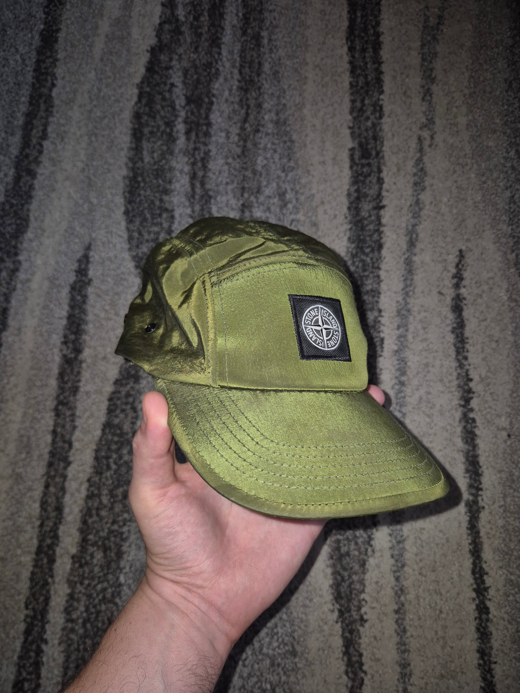 Stone Island Nylon Metal Cap Khaki L