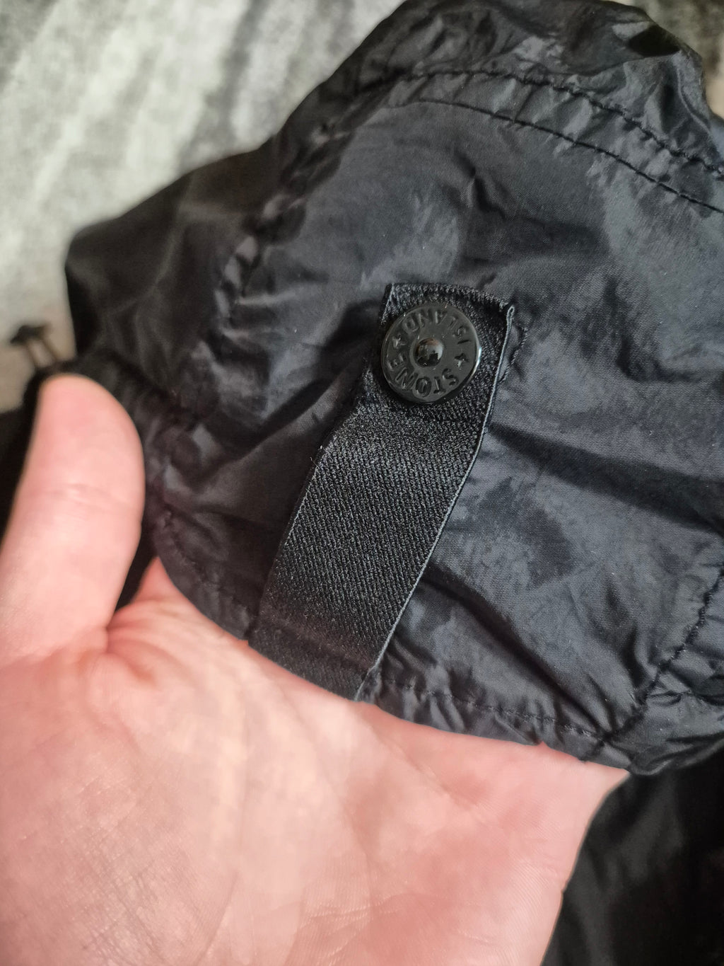 Stone Island Crinkle Reps Jacket Black L