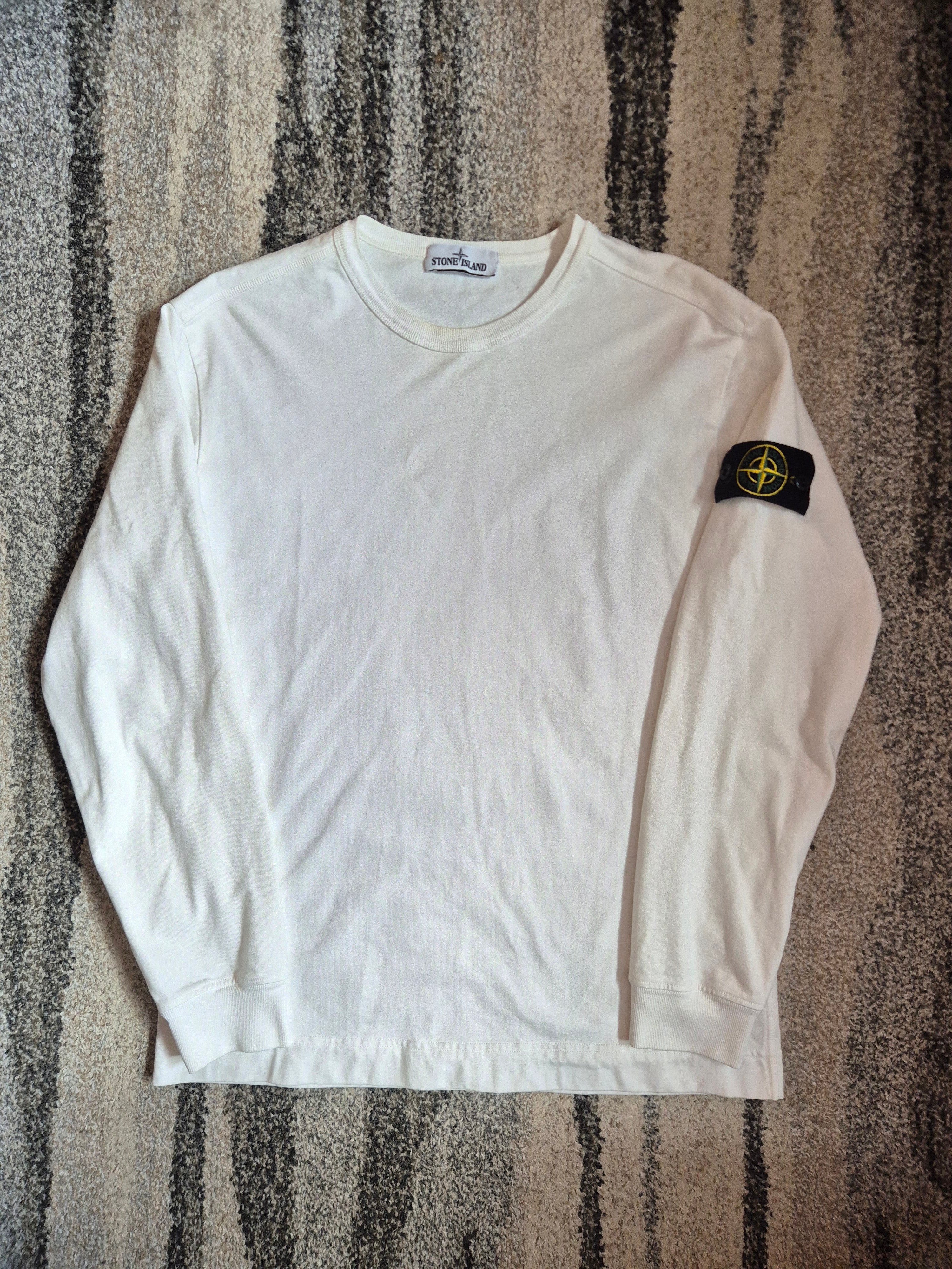 Stone Island Longsleeve White M