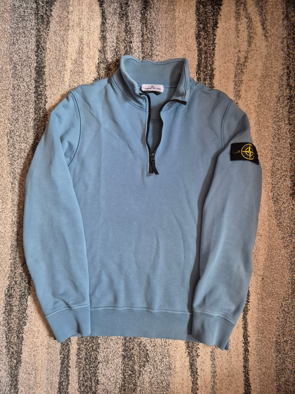 Stone Island Half Zip Blue M