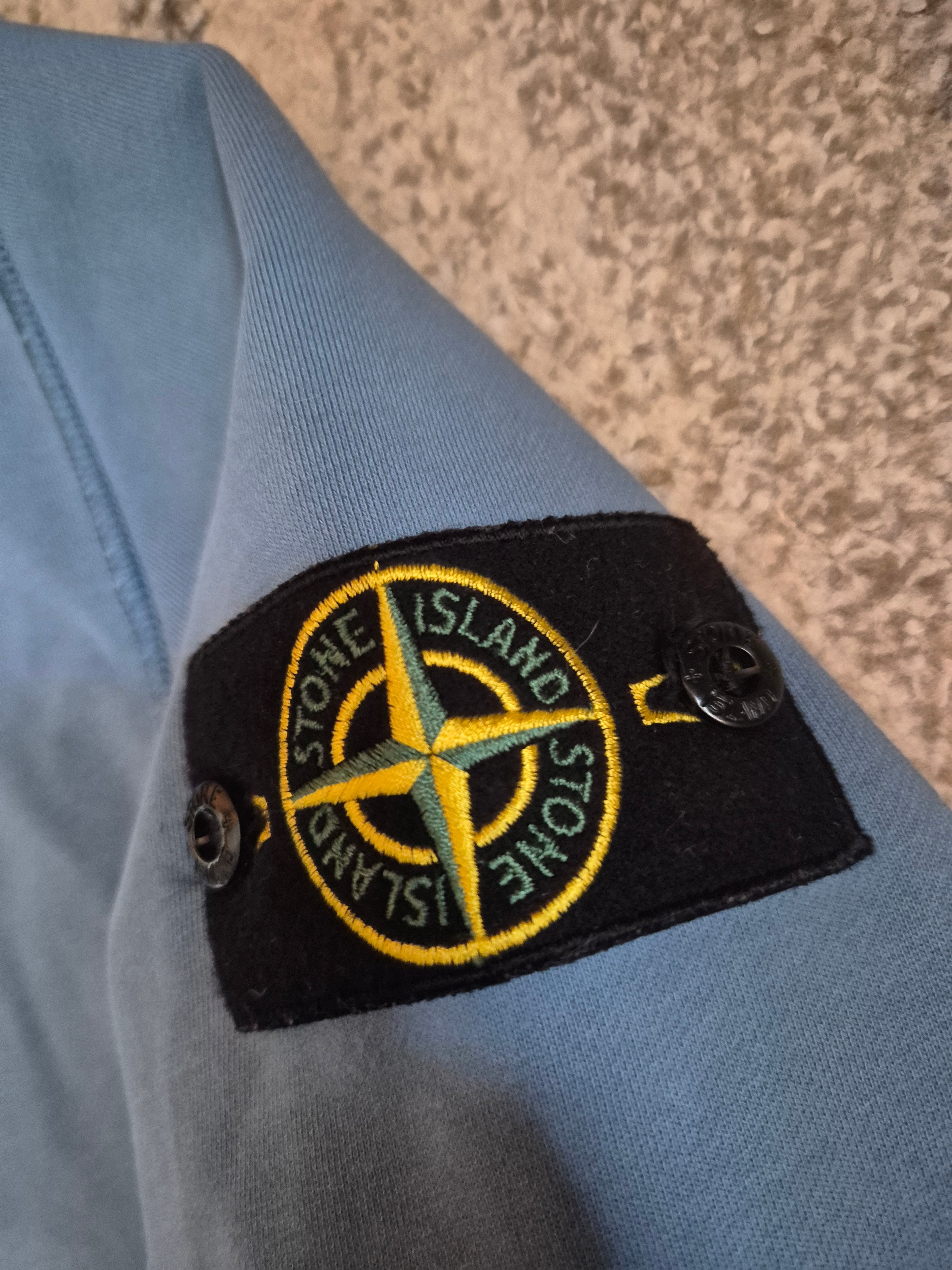 Stone Island Half Zip Blue M