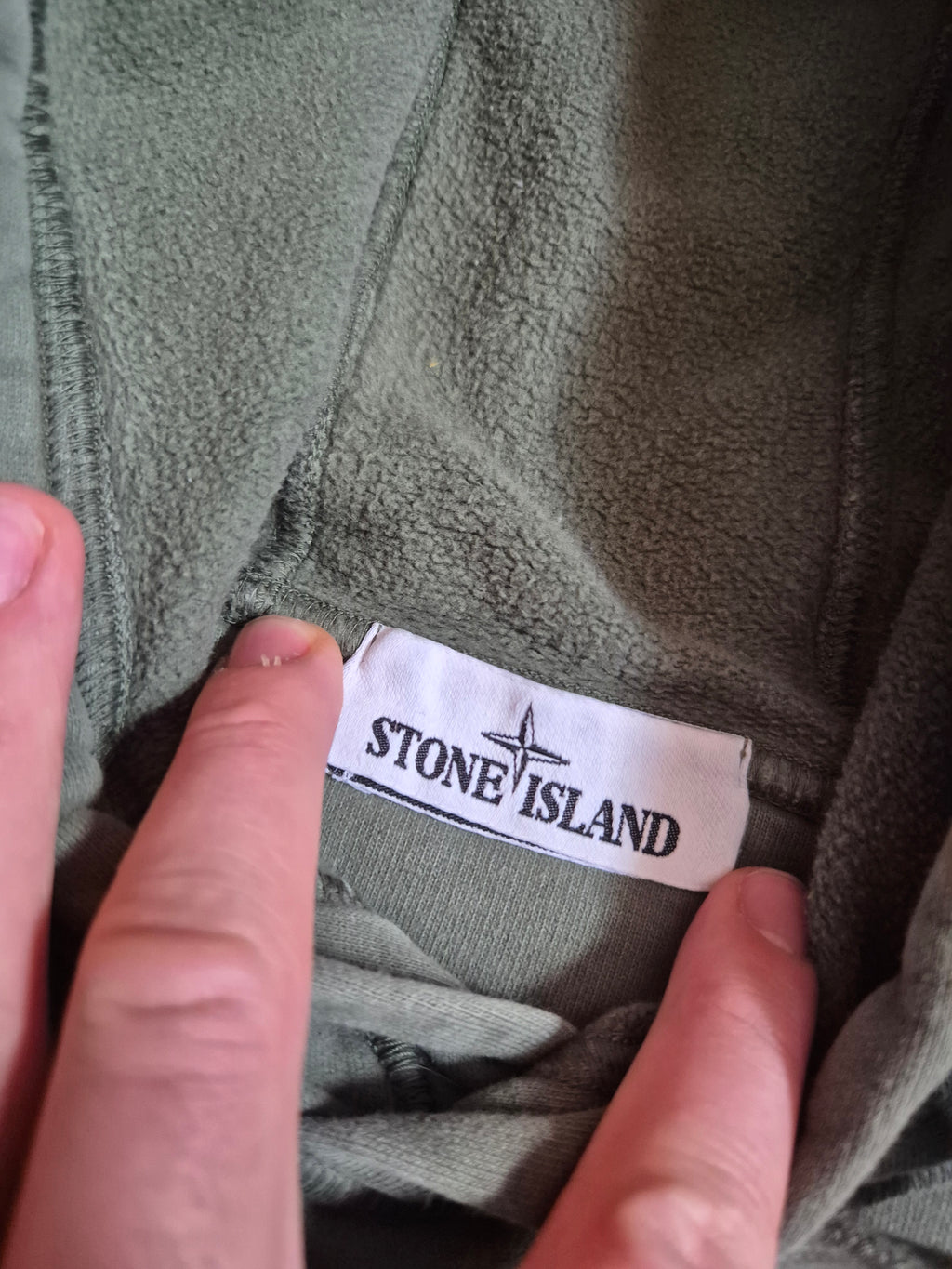 Stone Island Hoodie Khaki L
