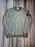 Stone Island Two Tone Khaki Crewneck L