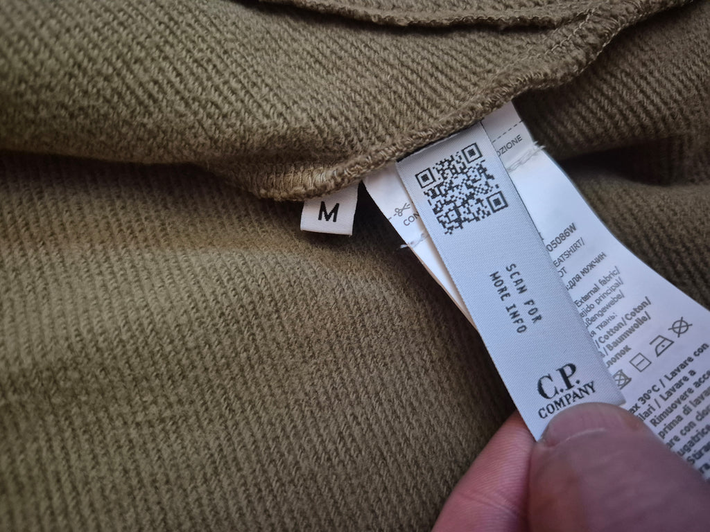C.P. Company Goggle Zip Hoodie Olive M