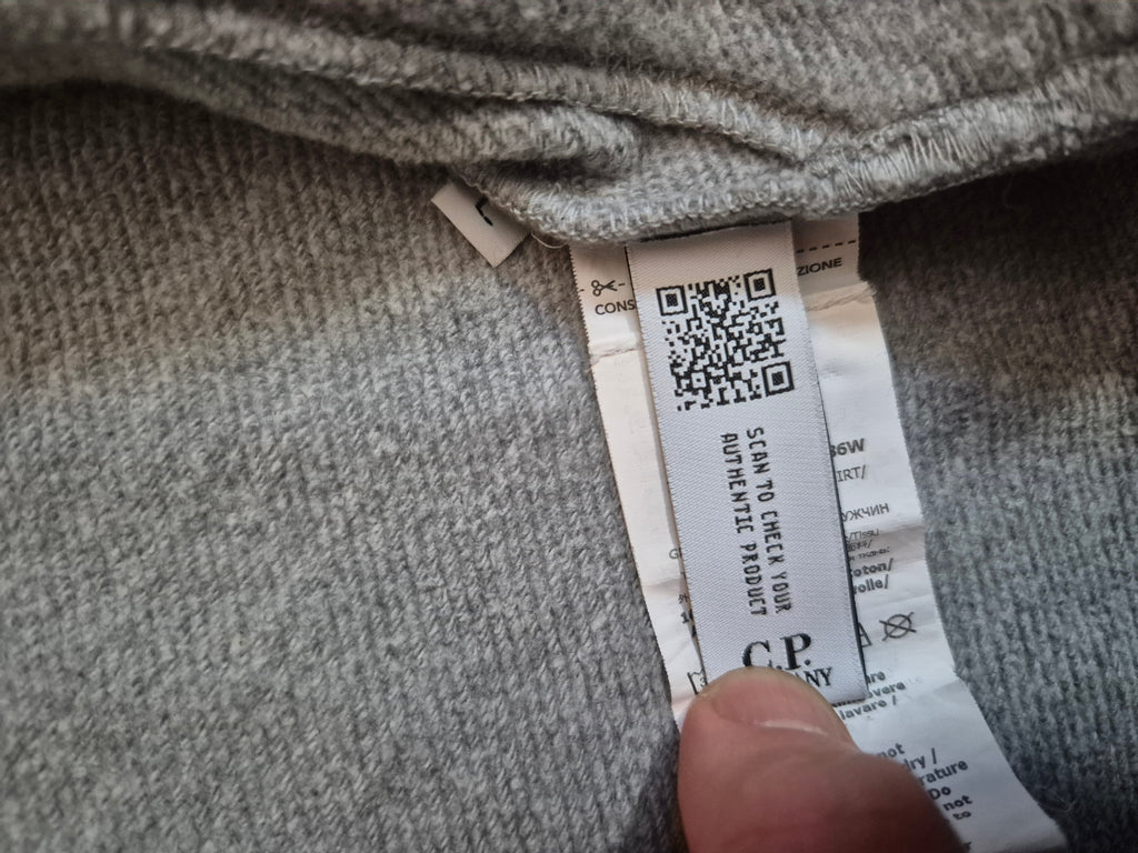 C.P. Company Goggle Zip Hoodie Grey L