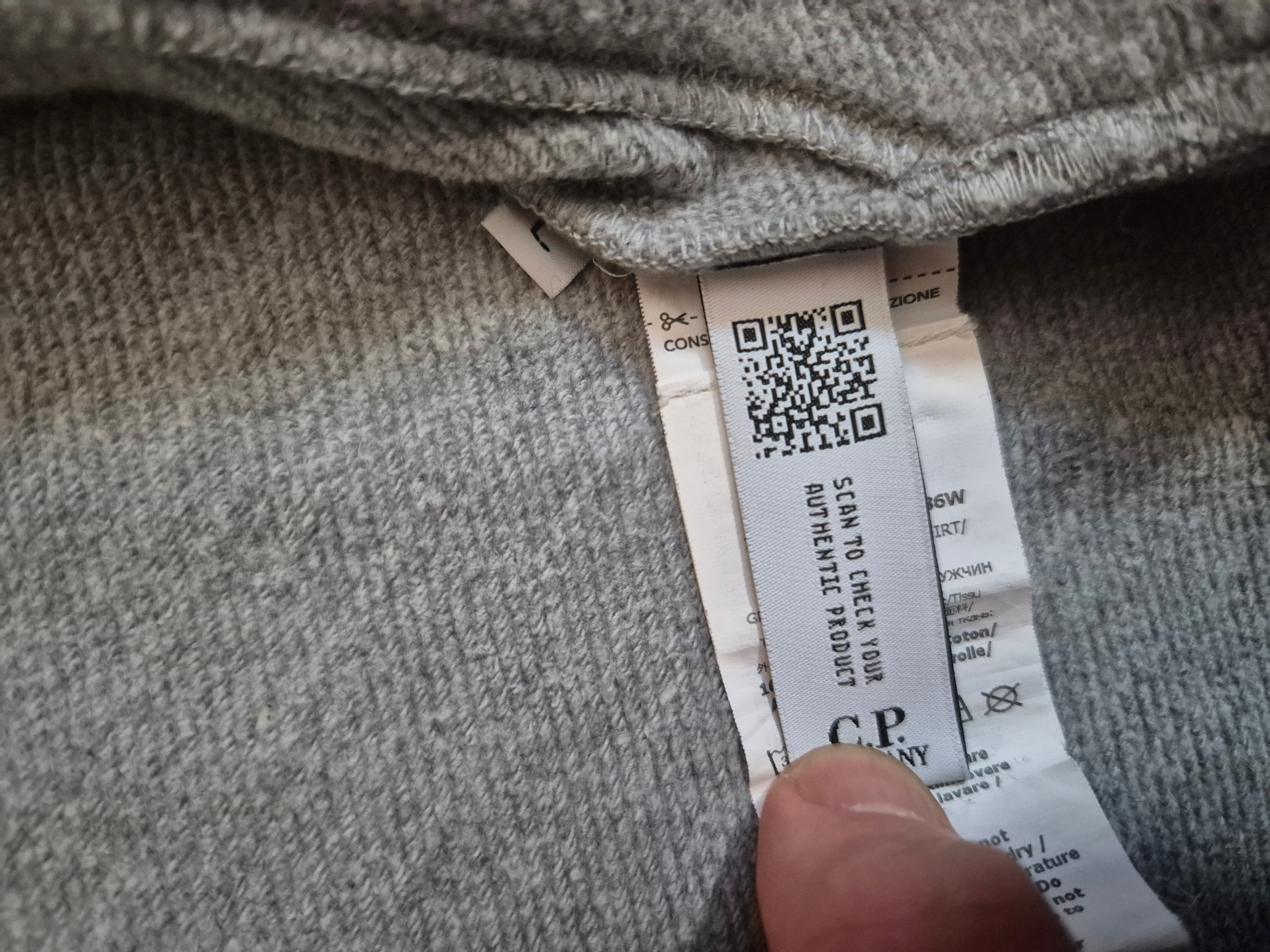 C.P. Company Goggle Zip Hoodie Grey L