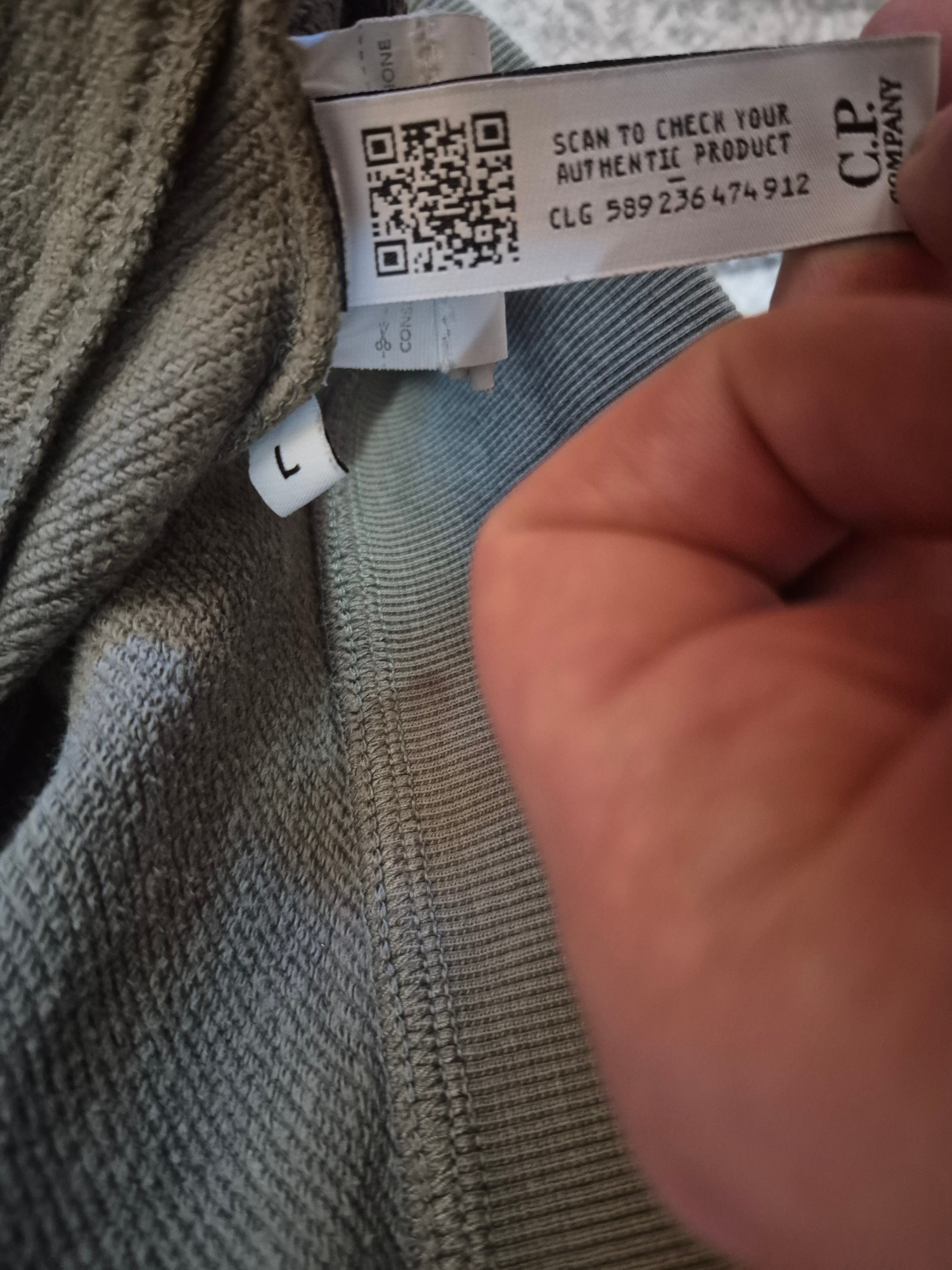 C.P. Company Goggle Zip Hoodie Khaki L