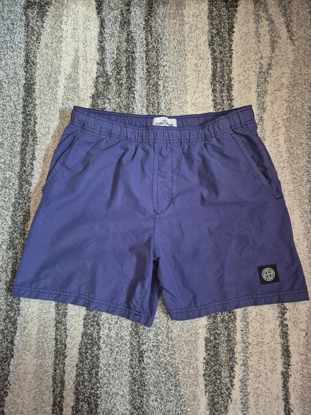 Stone Island Swim Shorts Purple L