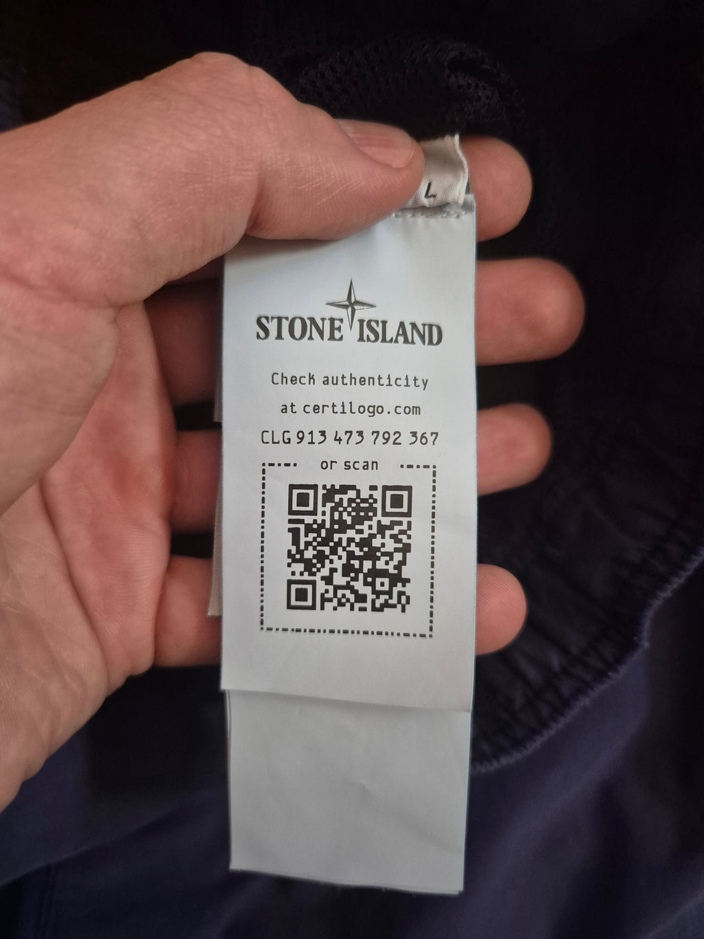Stone Island Swim Shorts Purple L