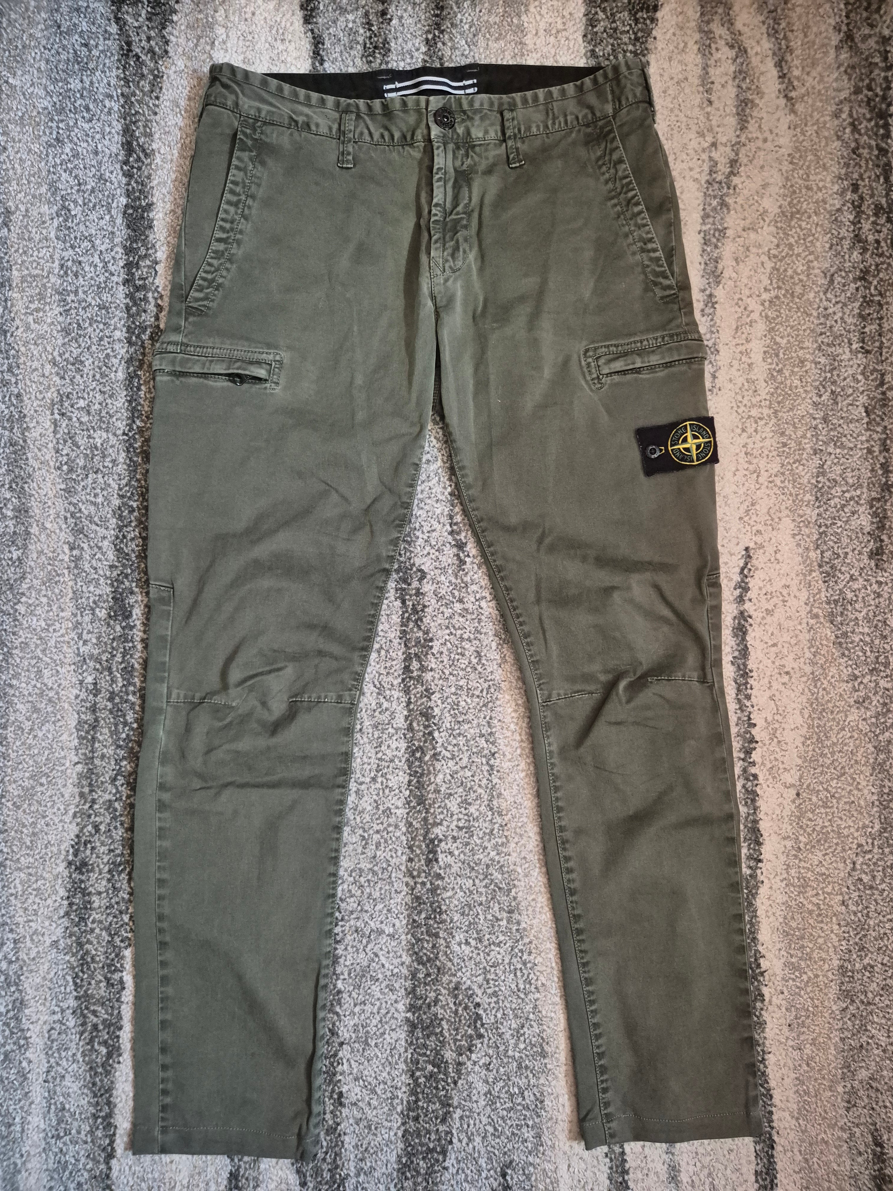 Stone Island Cargo Pants Green W32