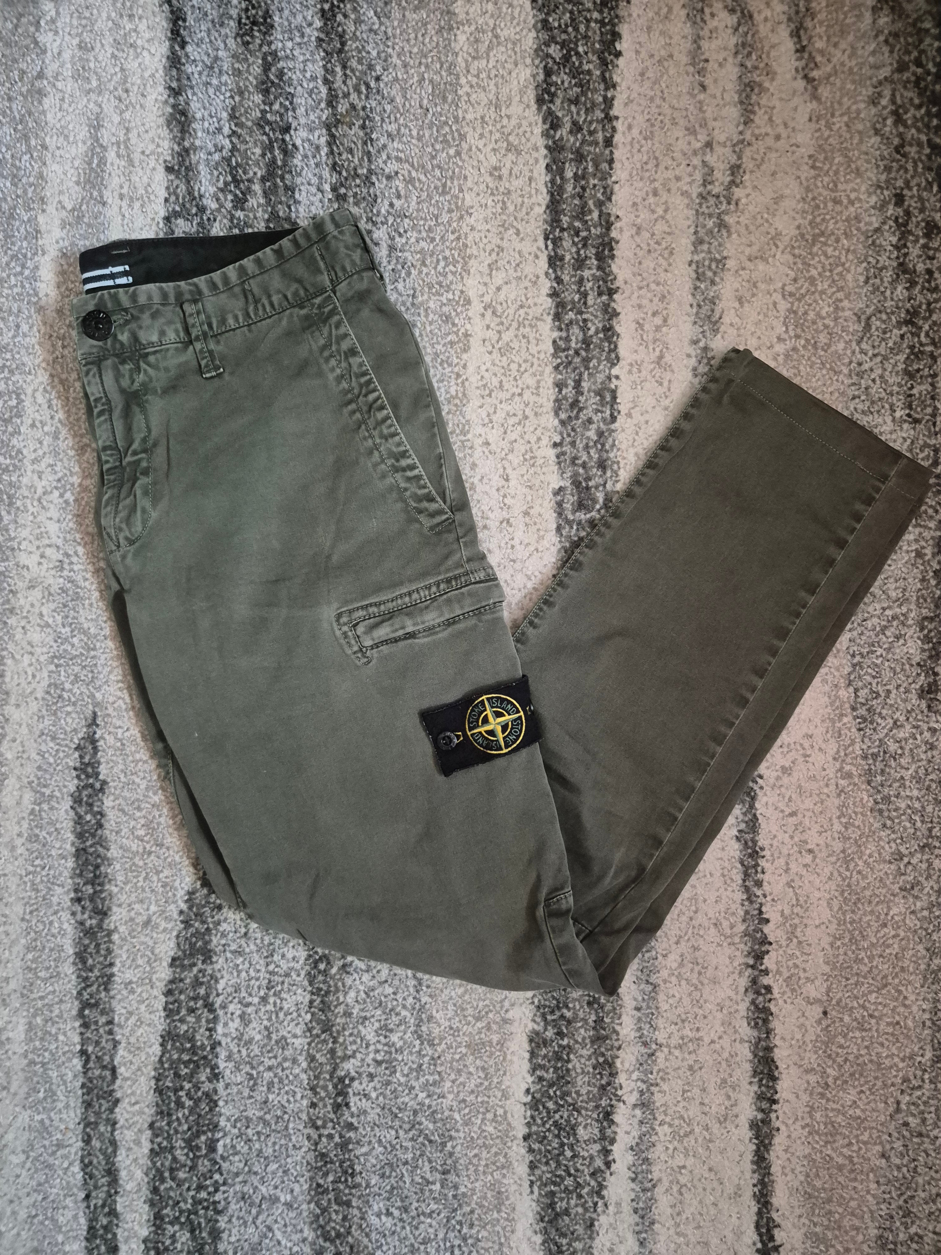 Stone Island Cargo Pants Green W32