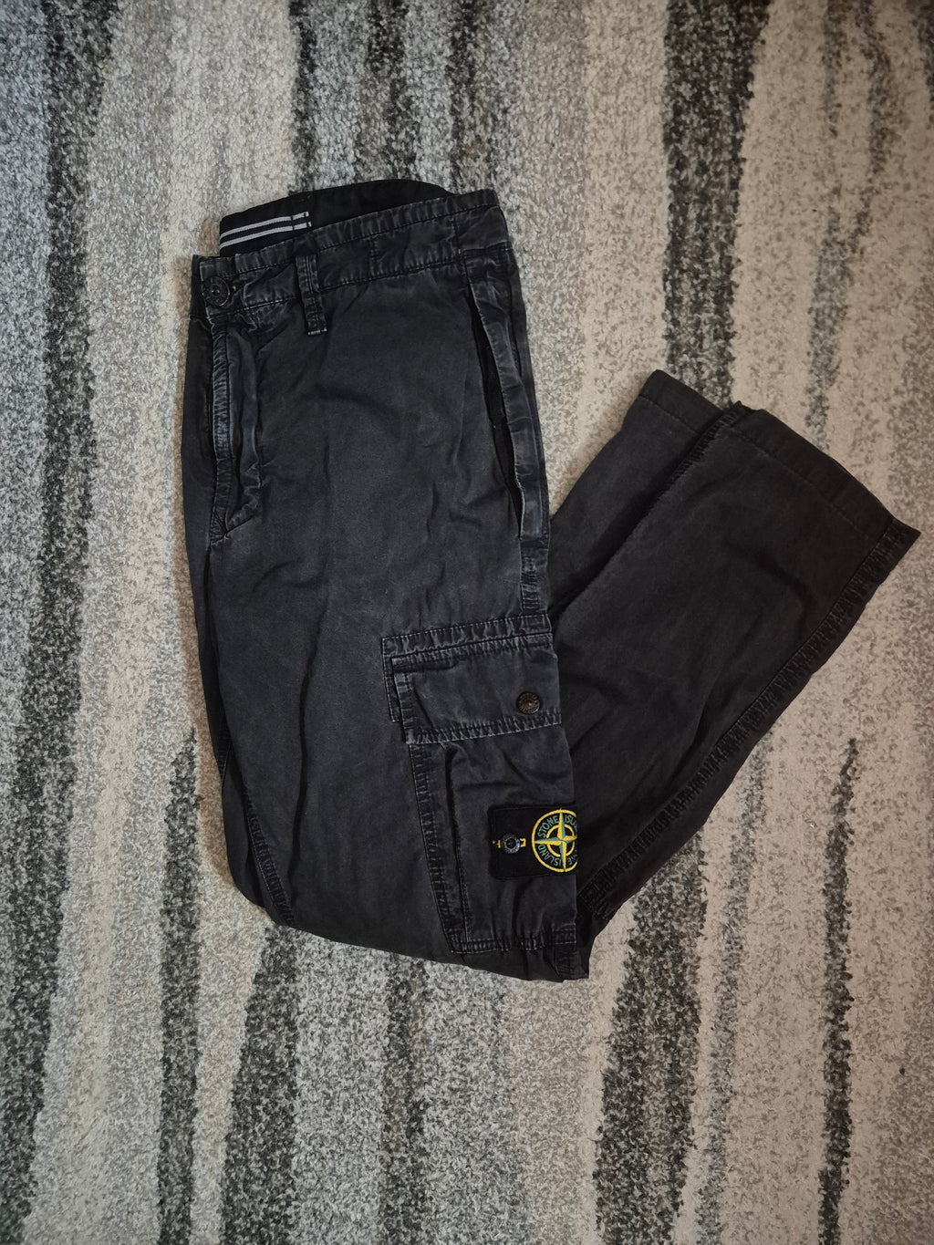 Stone Island Cargo Pants Black W31