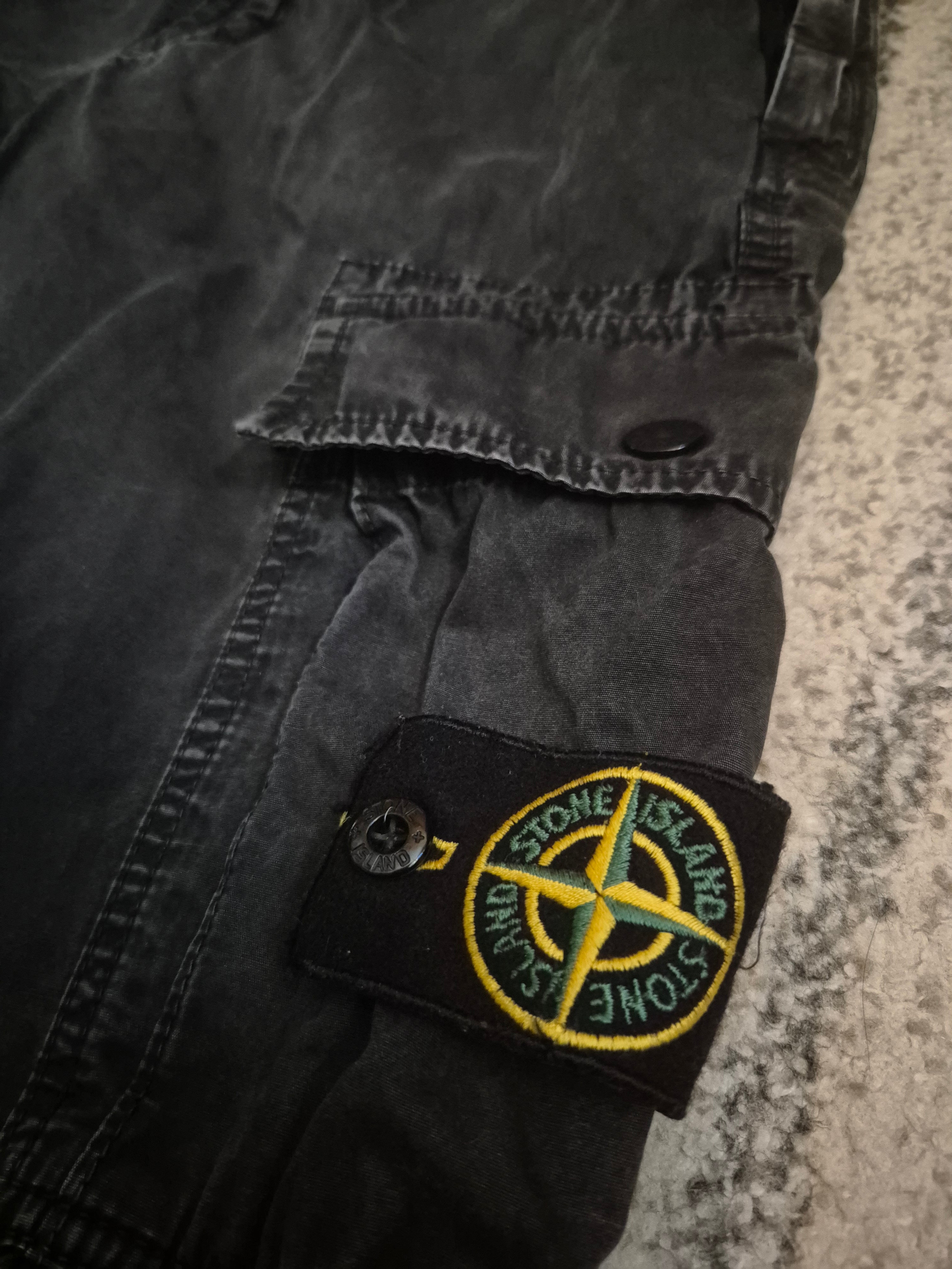 Stone Island Cargo Pants Black W31