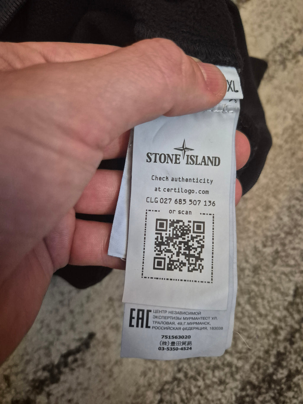Stone Island Crewneck Navy 3XL