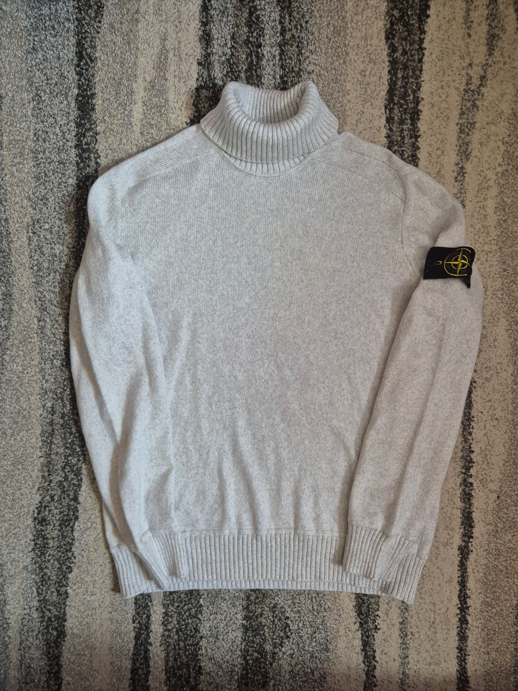 Stone Island Turtleneck / Golf Pearl Grey M
