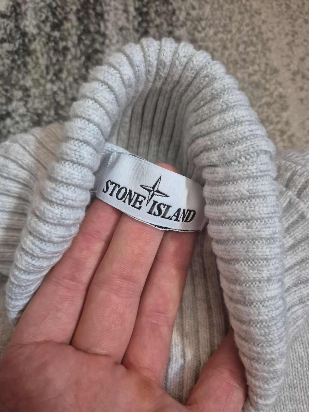 Stone Island Turtleneck / Golf Pearl Grey M