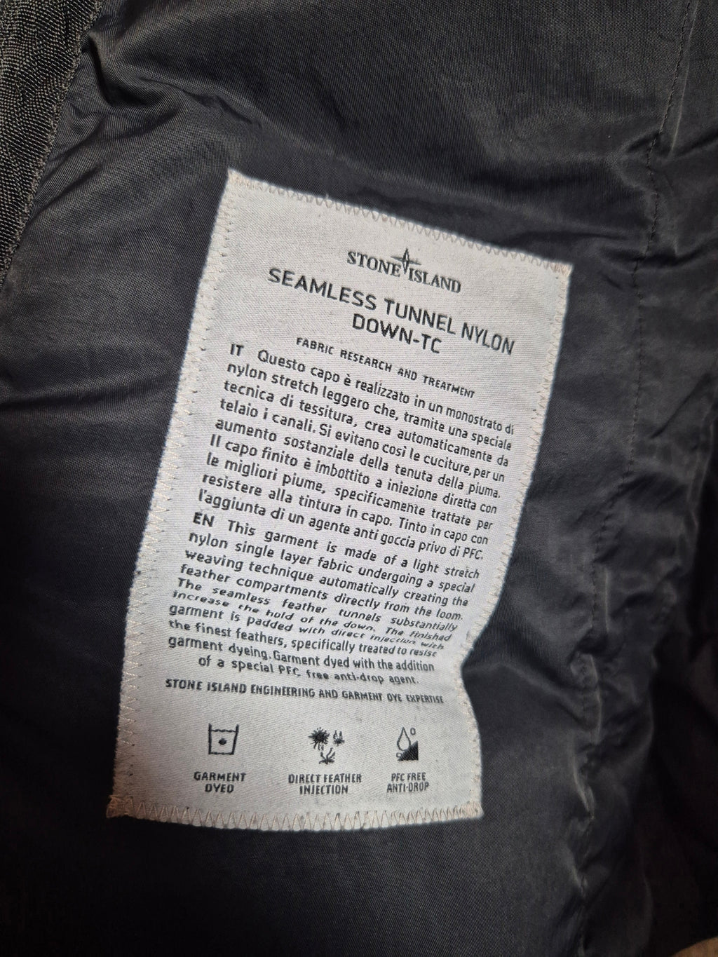 Stone Island Seamless Tunnel Down Jacket M
