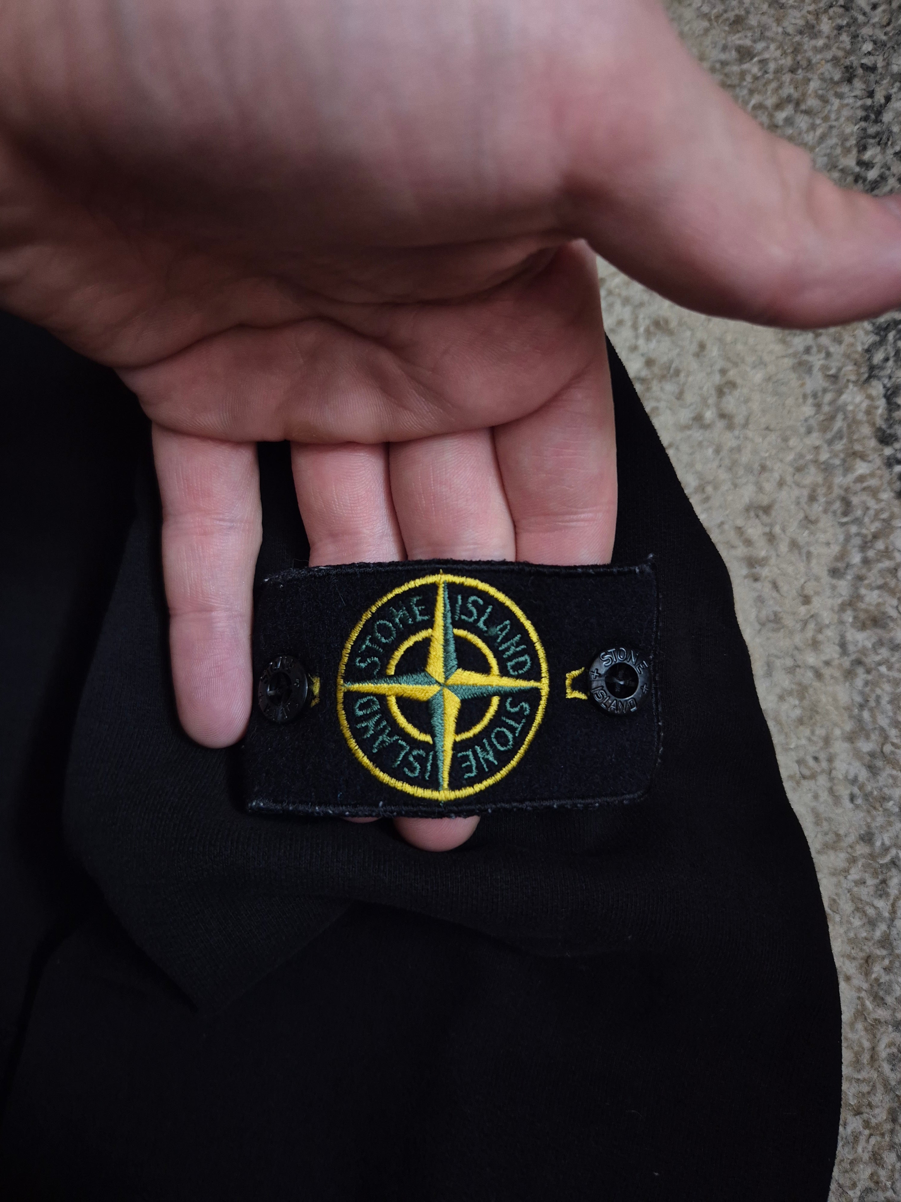 Stone Island Hoodie Black L