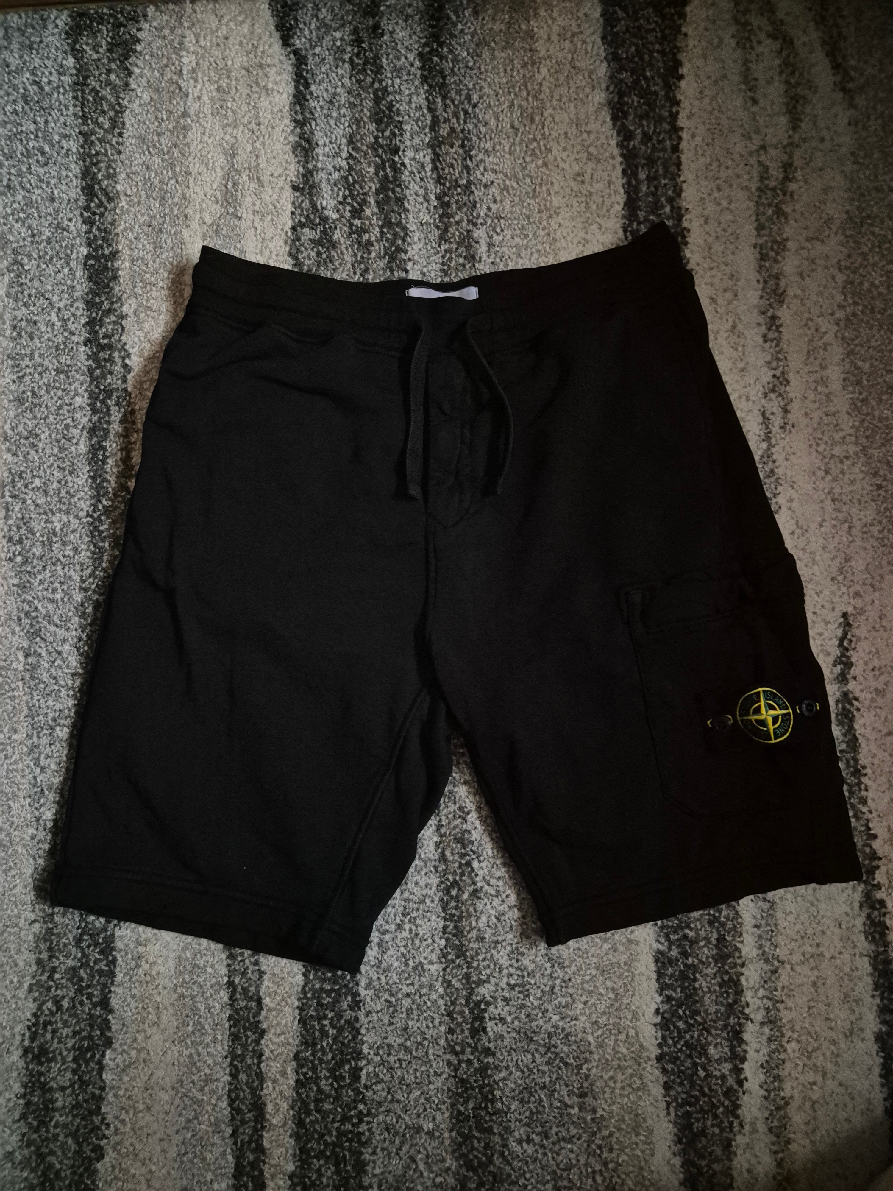 Stone Island Cotton Shorts Black M