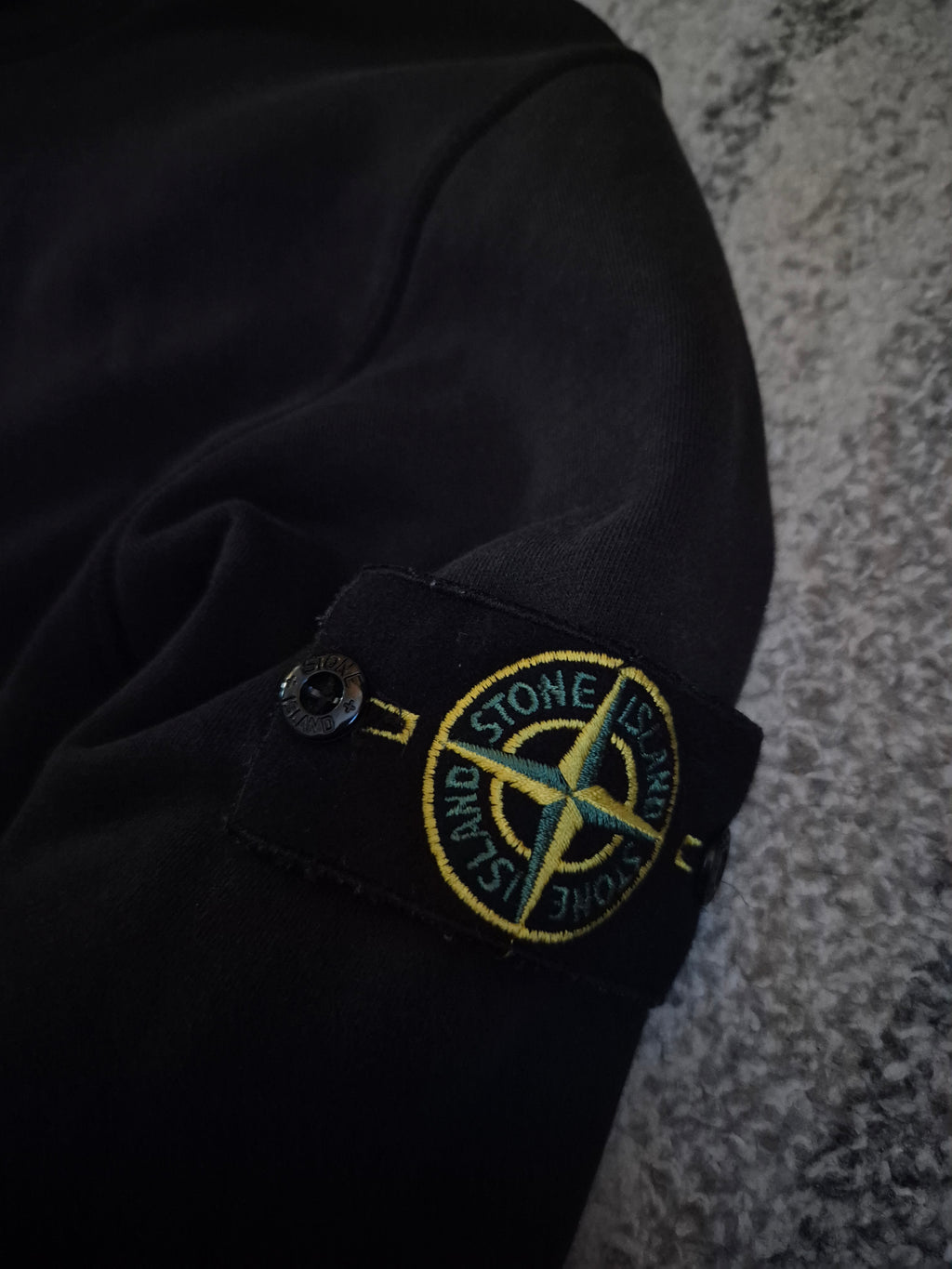 Stone Island Half Zip Black S