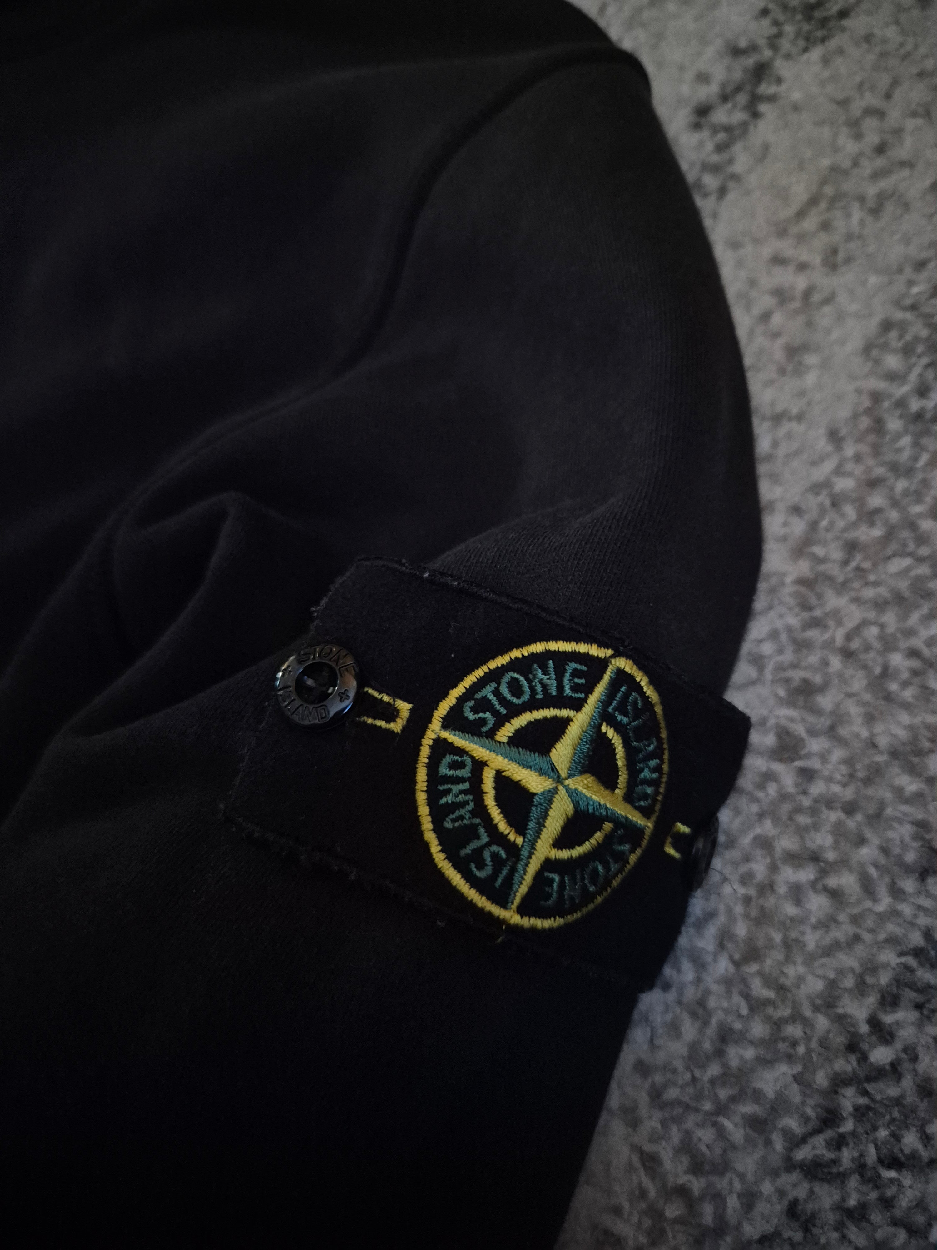 Stone Island Half Zip Black S