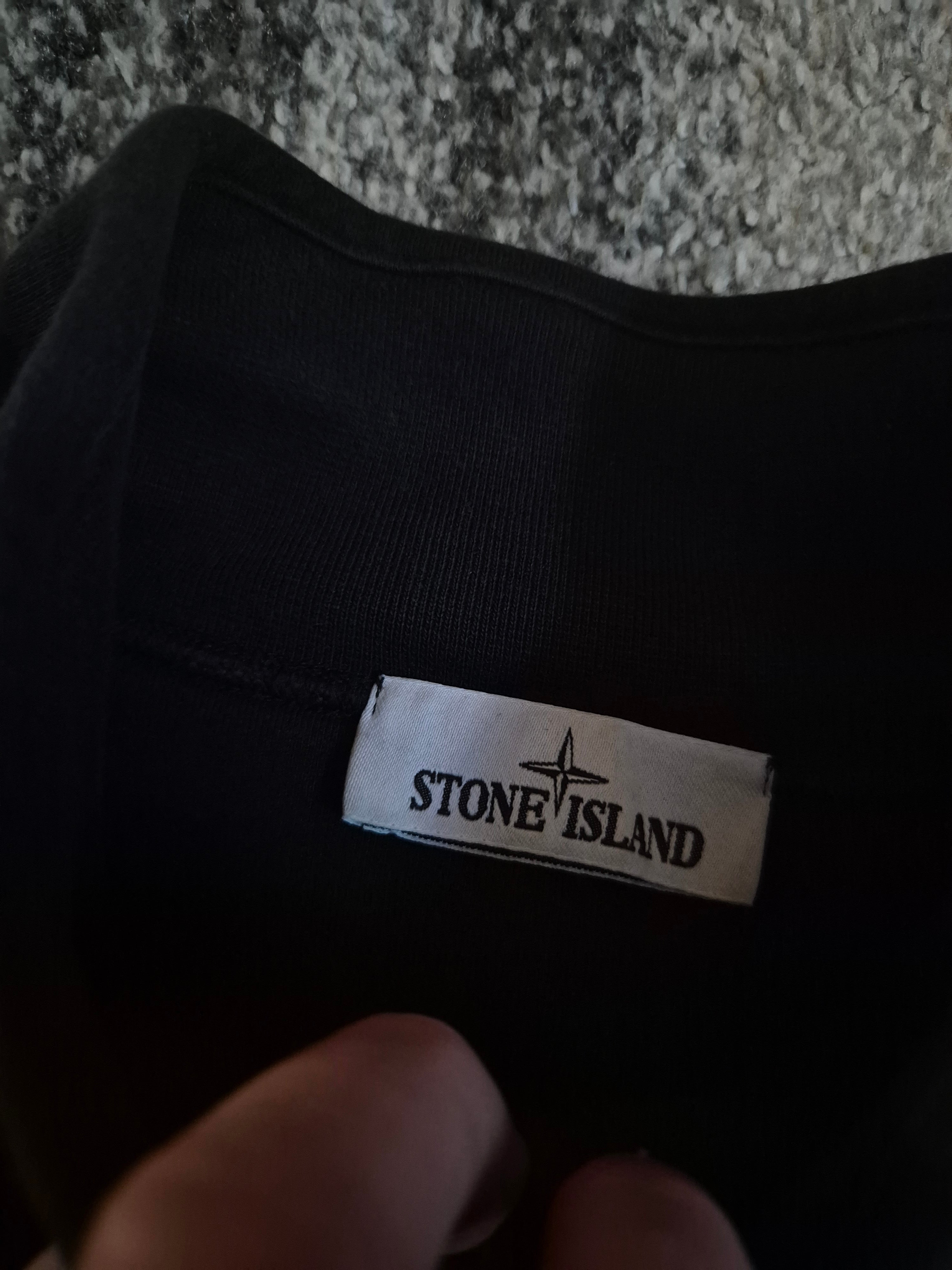 Stone Island Half Zip Black S