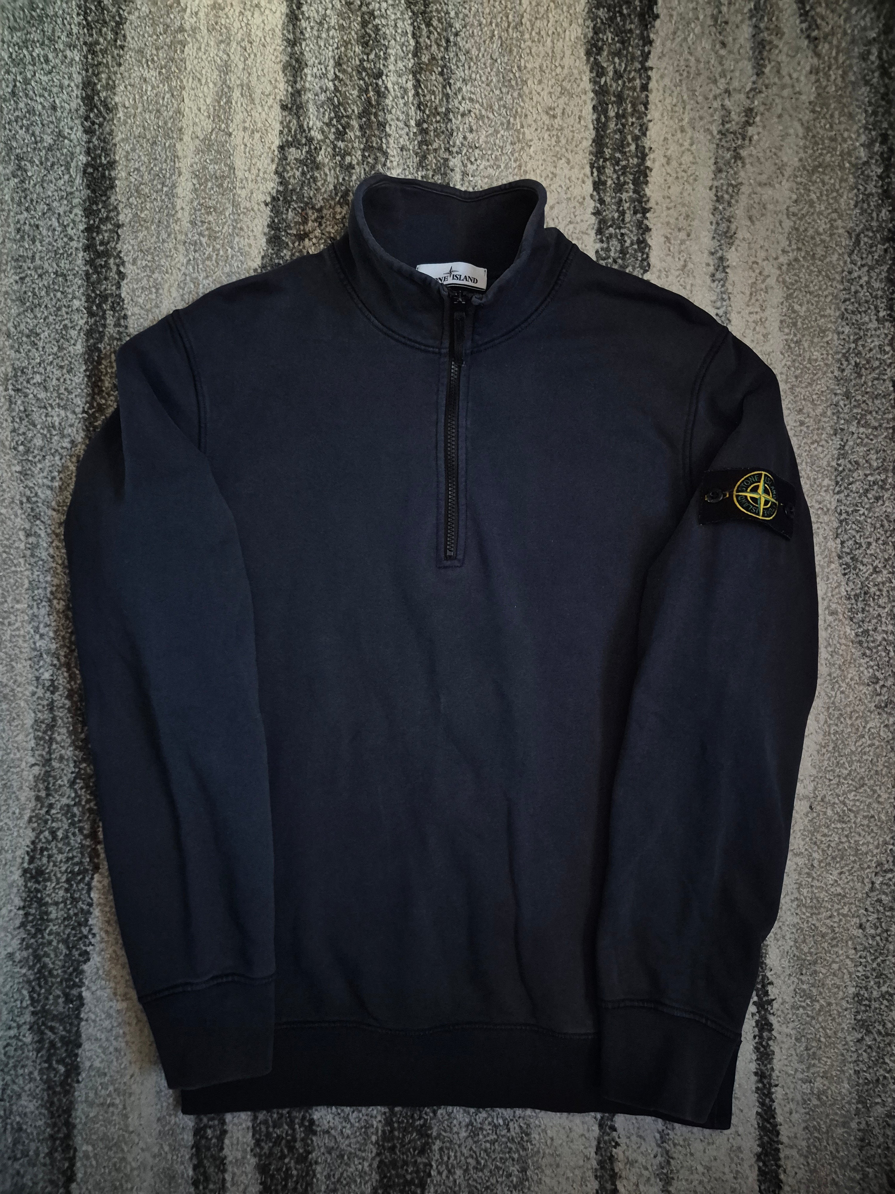 Stone Island Half Zip Navy L