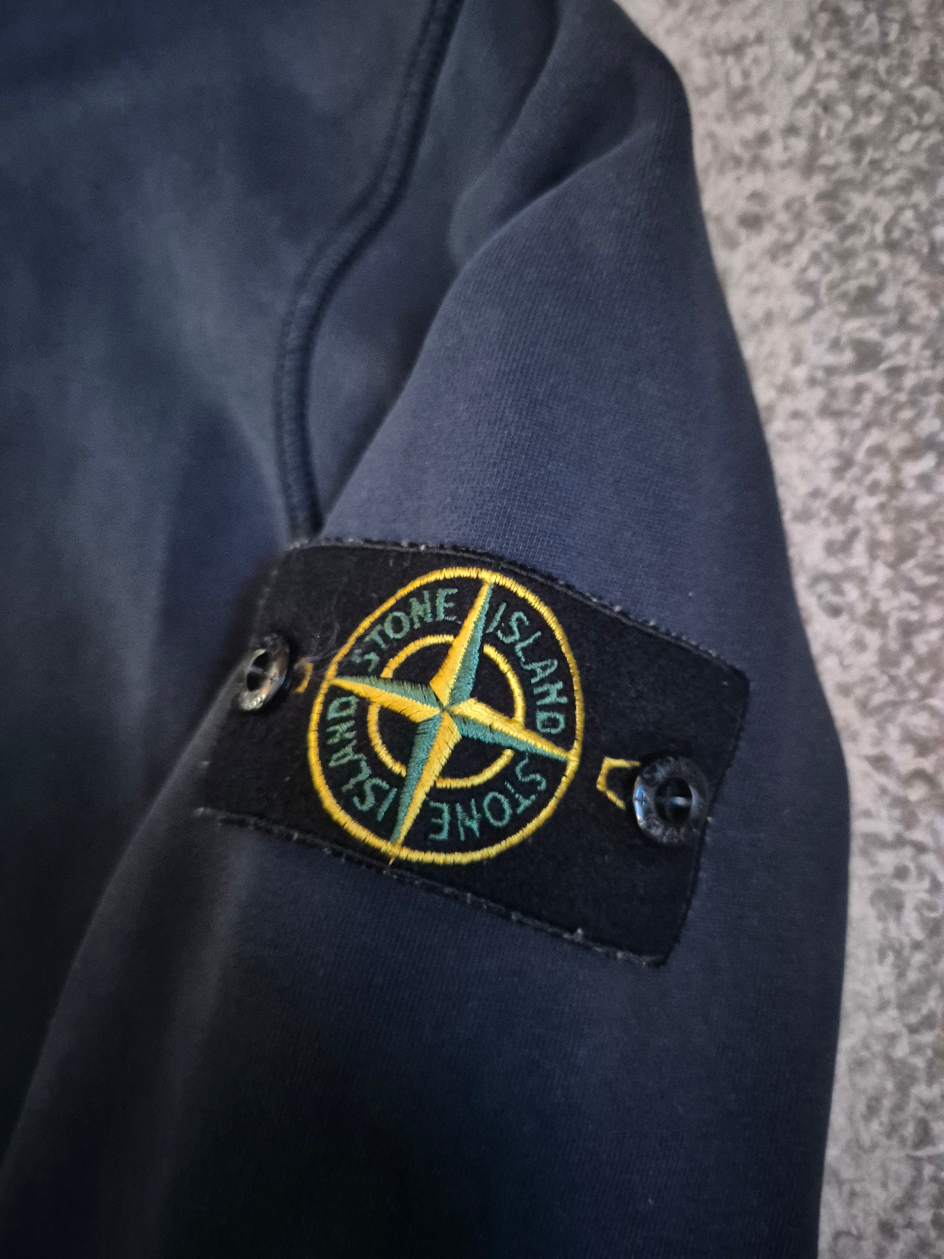 Stone Island Half Zip Navy L