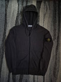 Stone Island Zip Hoodie Charcoal M