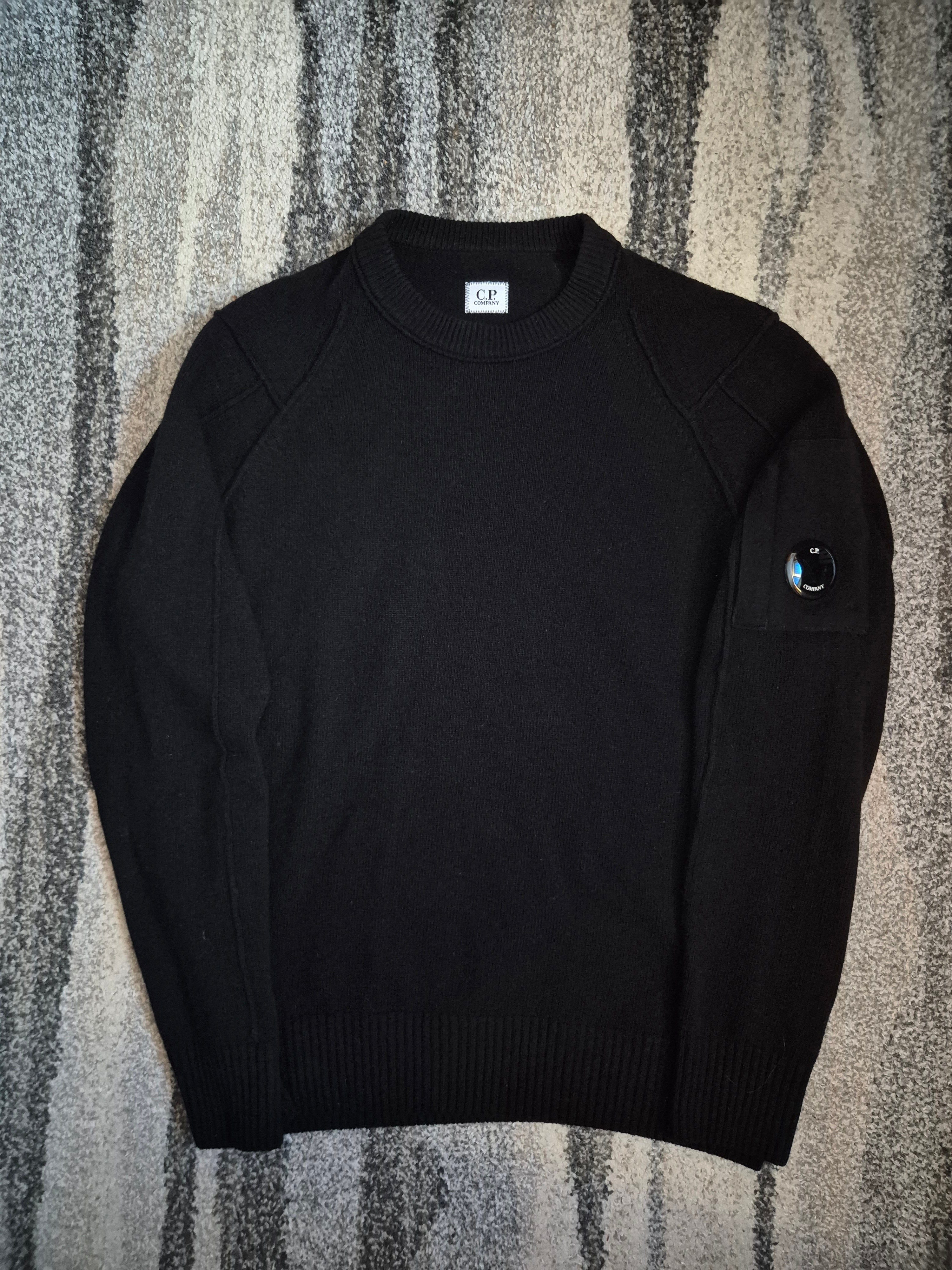 C.P. Company Lambswool Sweater Black L