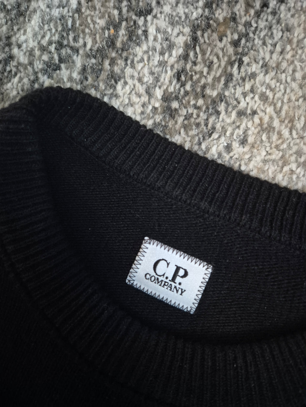 C.P. Company Lambswool Sweater Black L