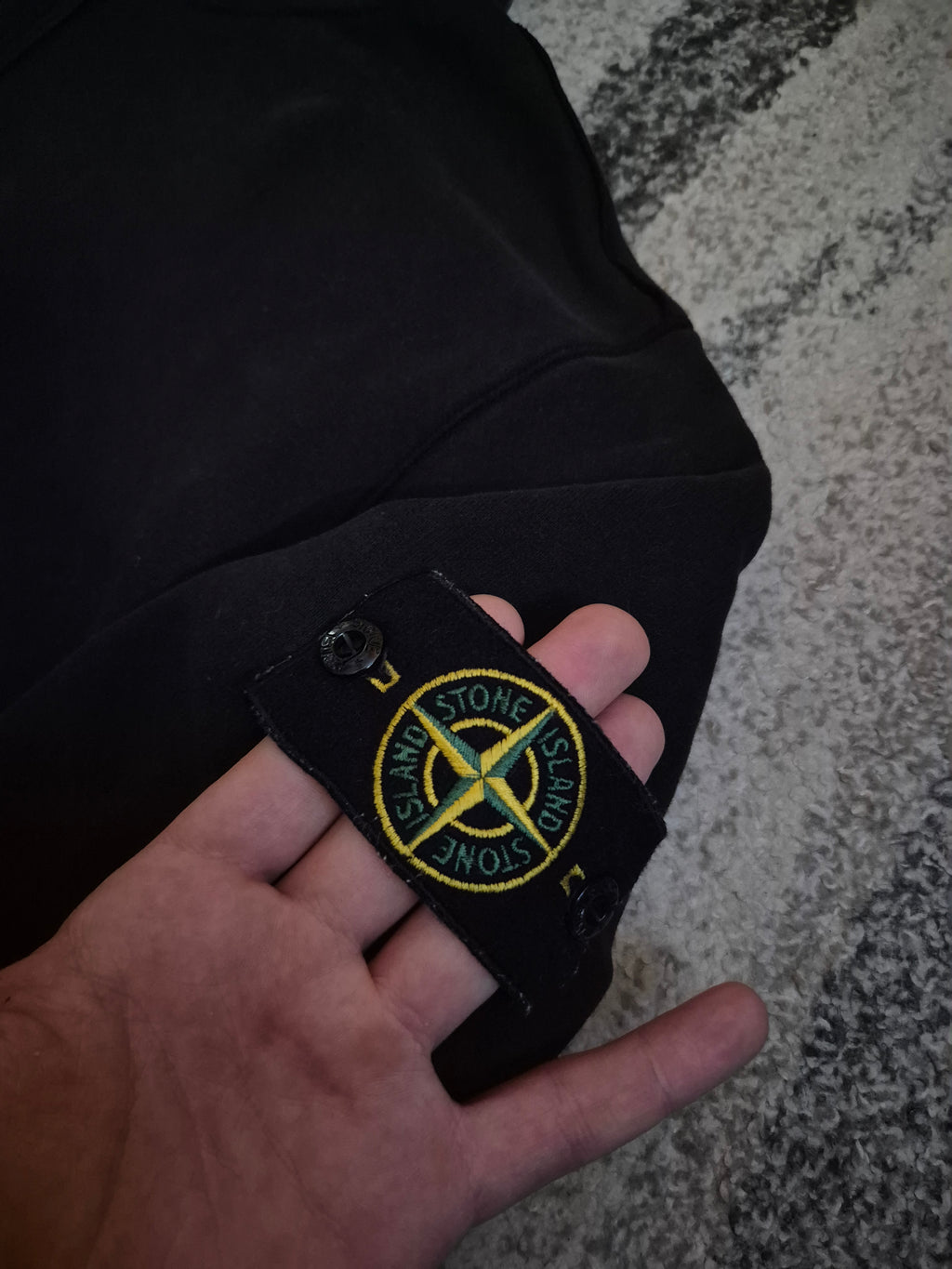 Stone Island Hoodie Black L