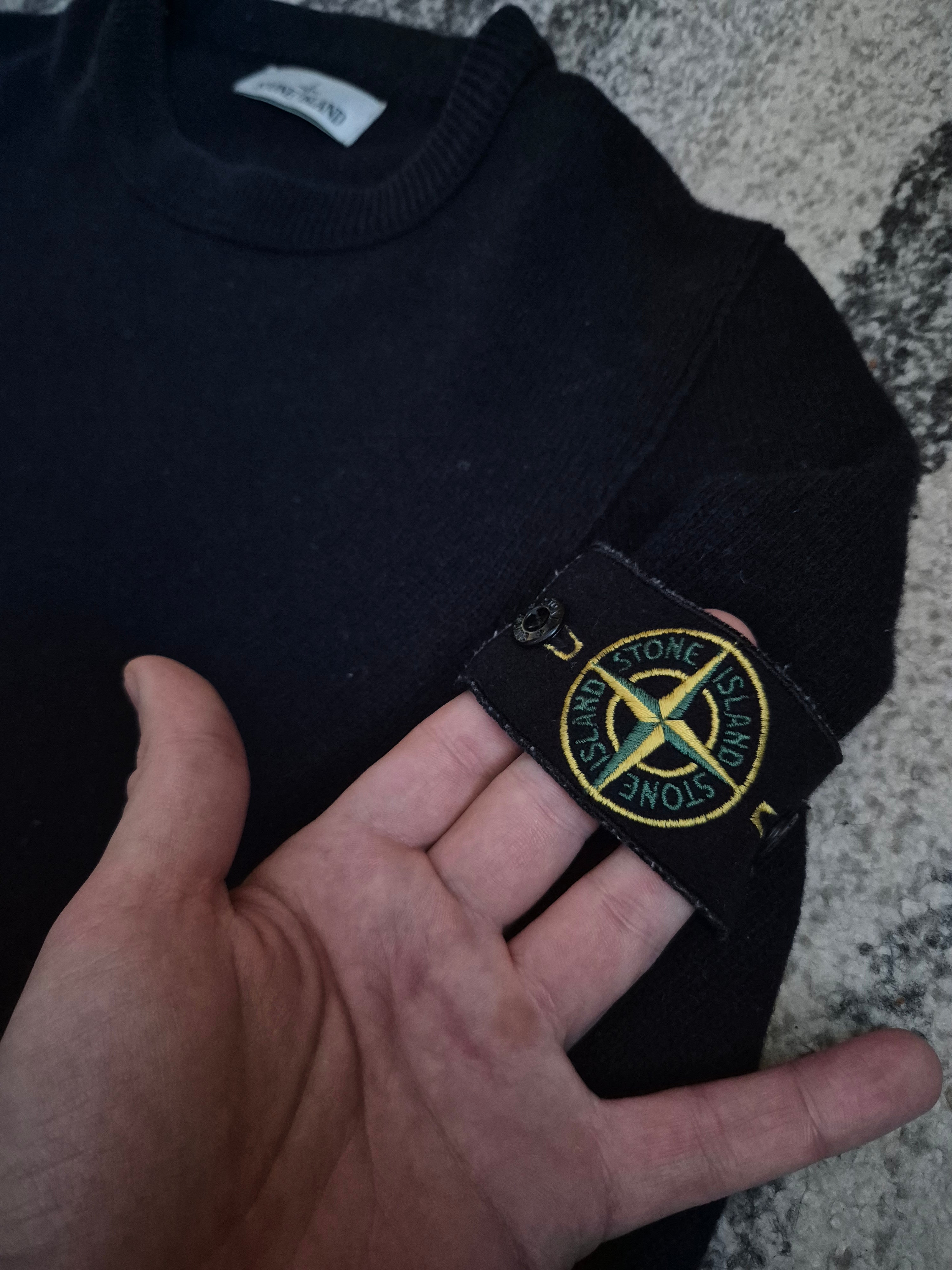 Stone Island Wool Sweater Dark Navy L