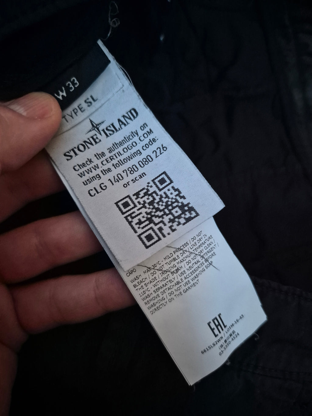 Stone Island Cargo Shorts Black W33