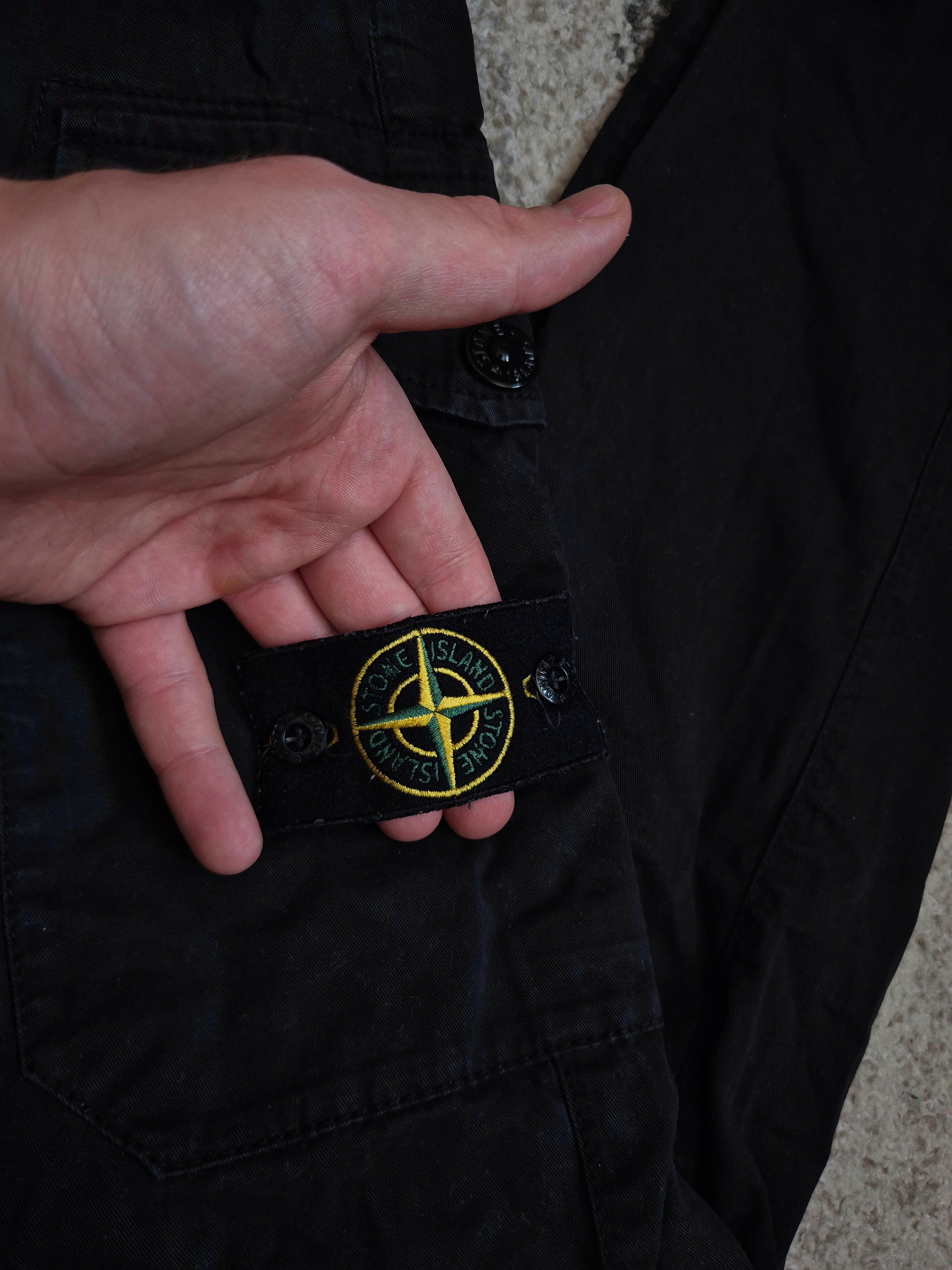 Stone Island Cargo Pants Black W33