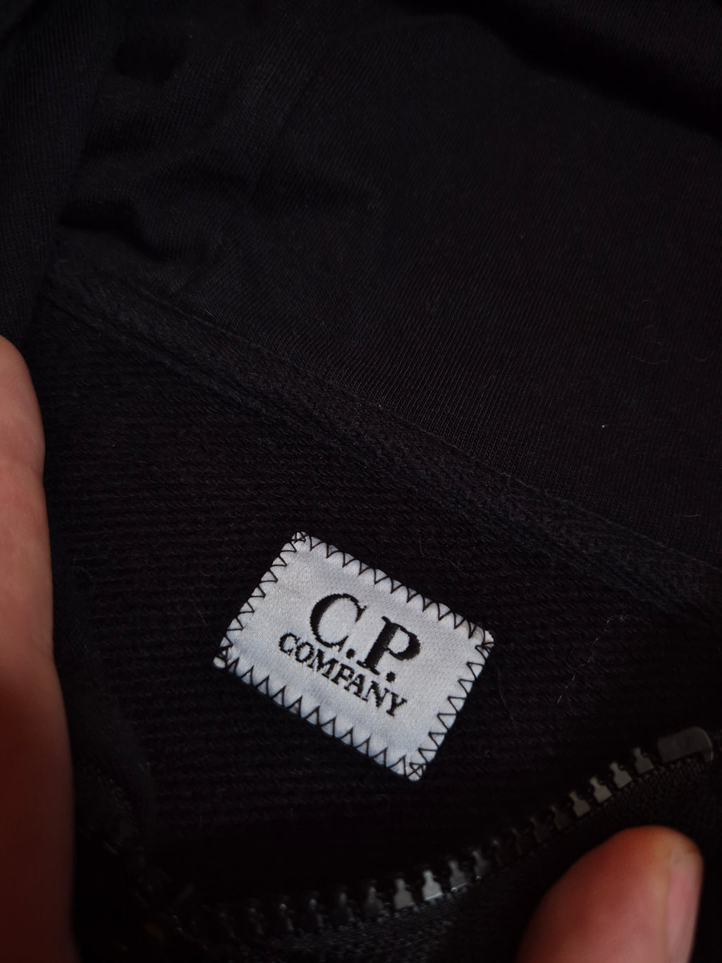 C.P. Company Goggle Hoodie Black L