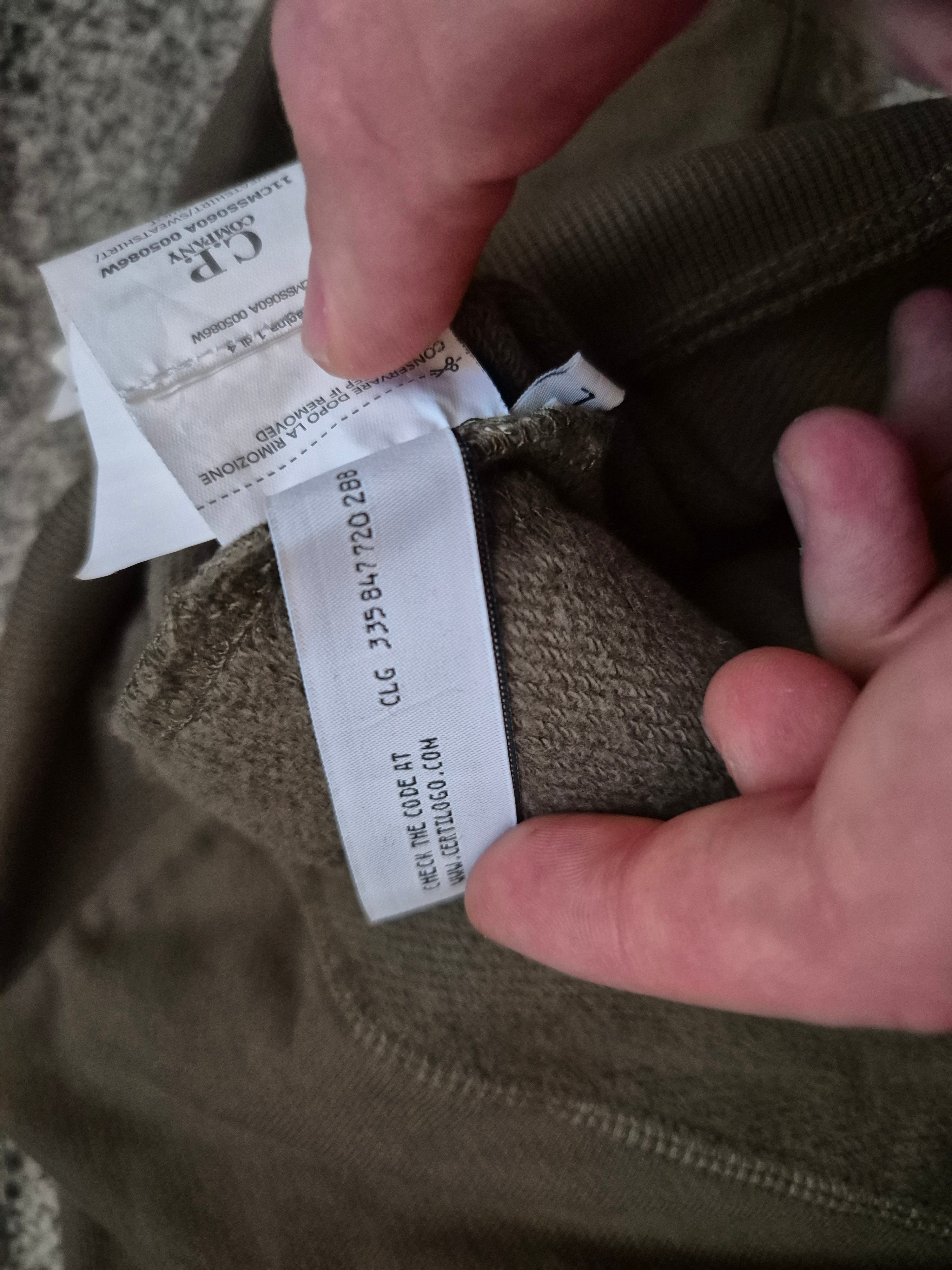 C.P. Company Goggle Zip Hoodie Khaki L