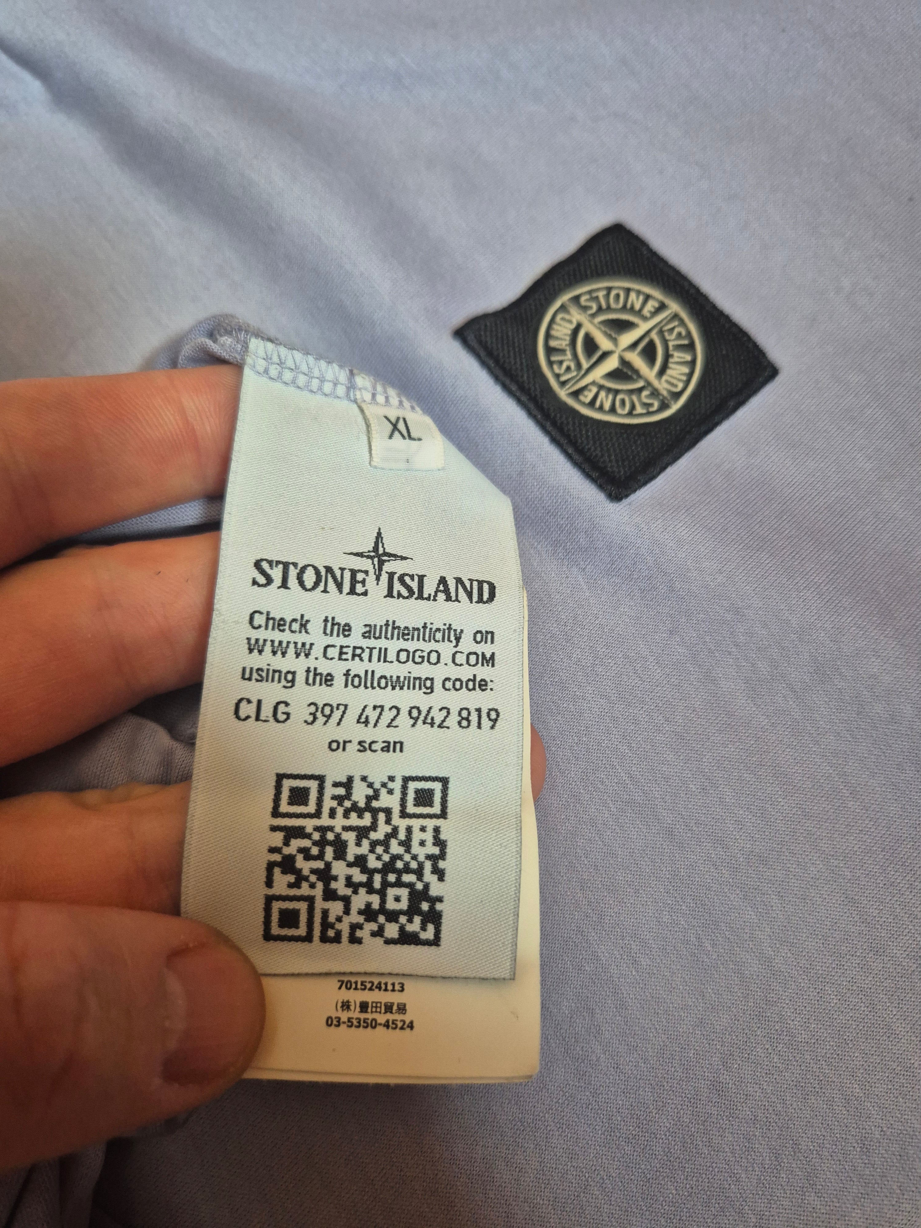 Stone Island T-Shirt Lilac XL