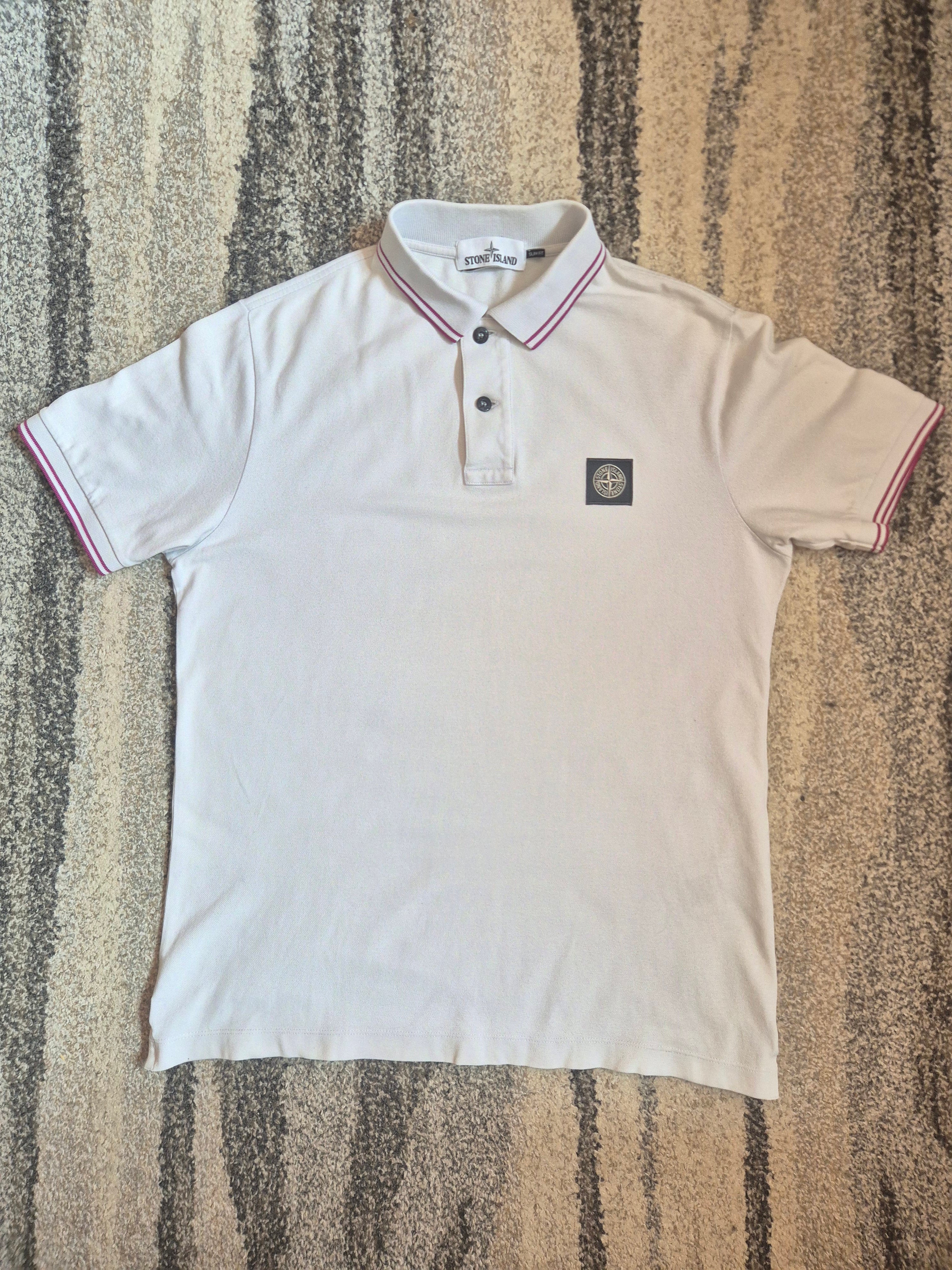 Stone Island Polo Pearl Grey M