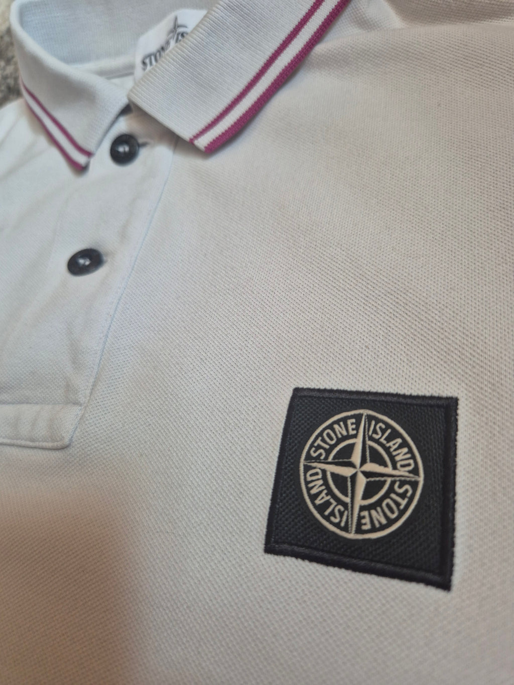 Stone Island Polo Pearl Grey M