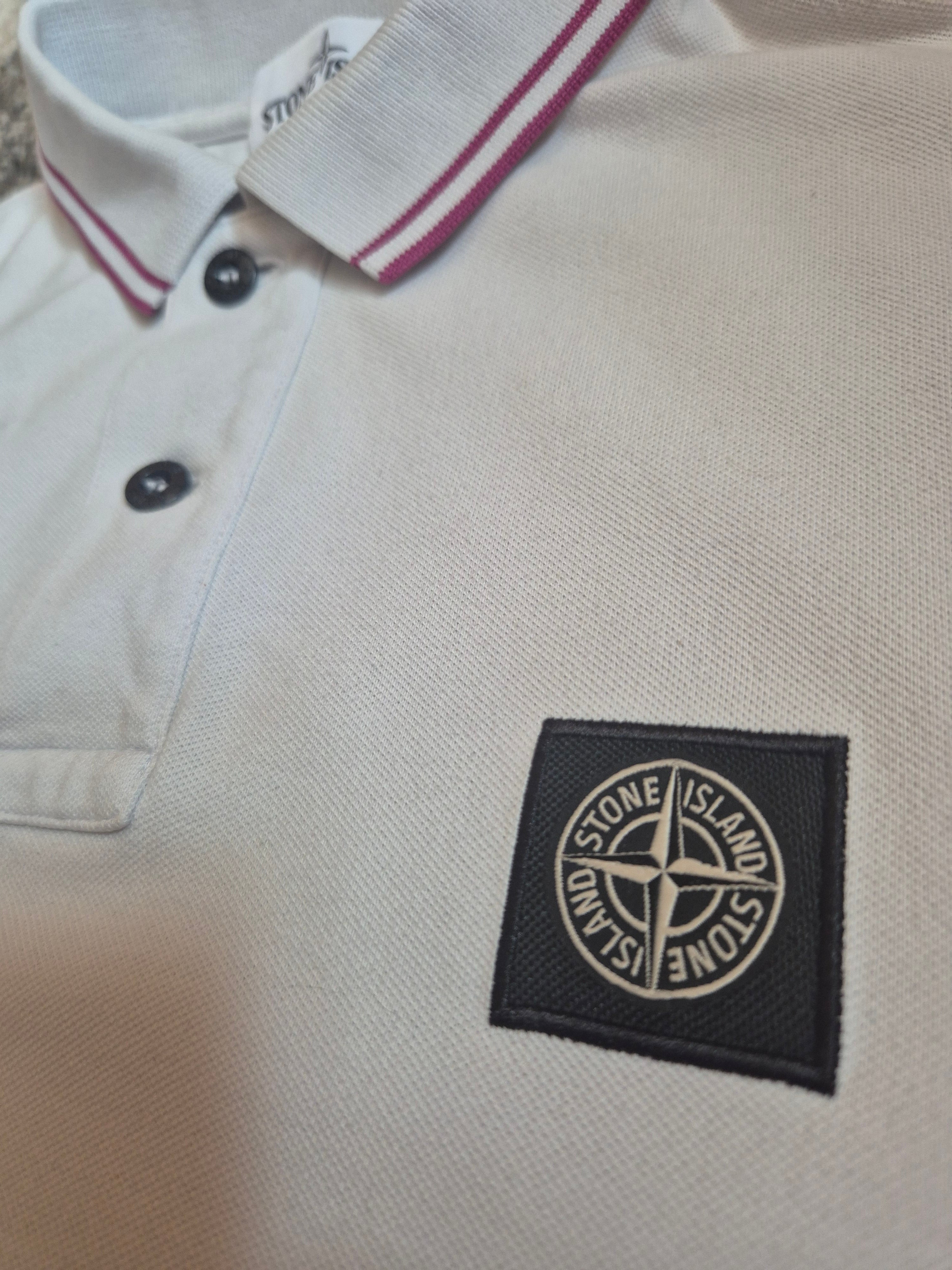 Stone Island Polo Pearl Grey M