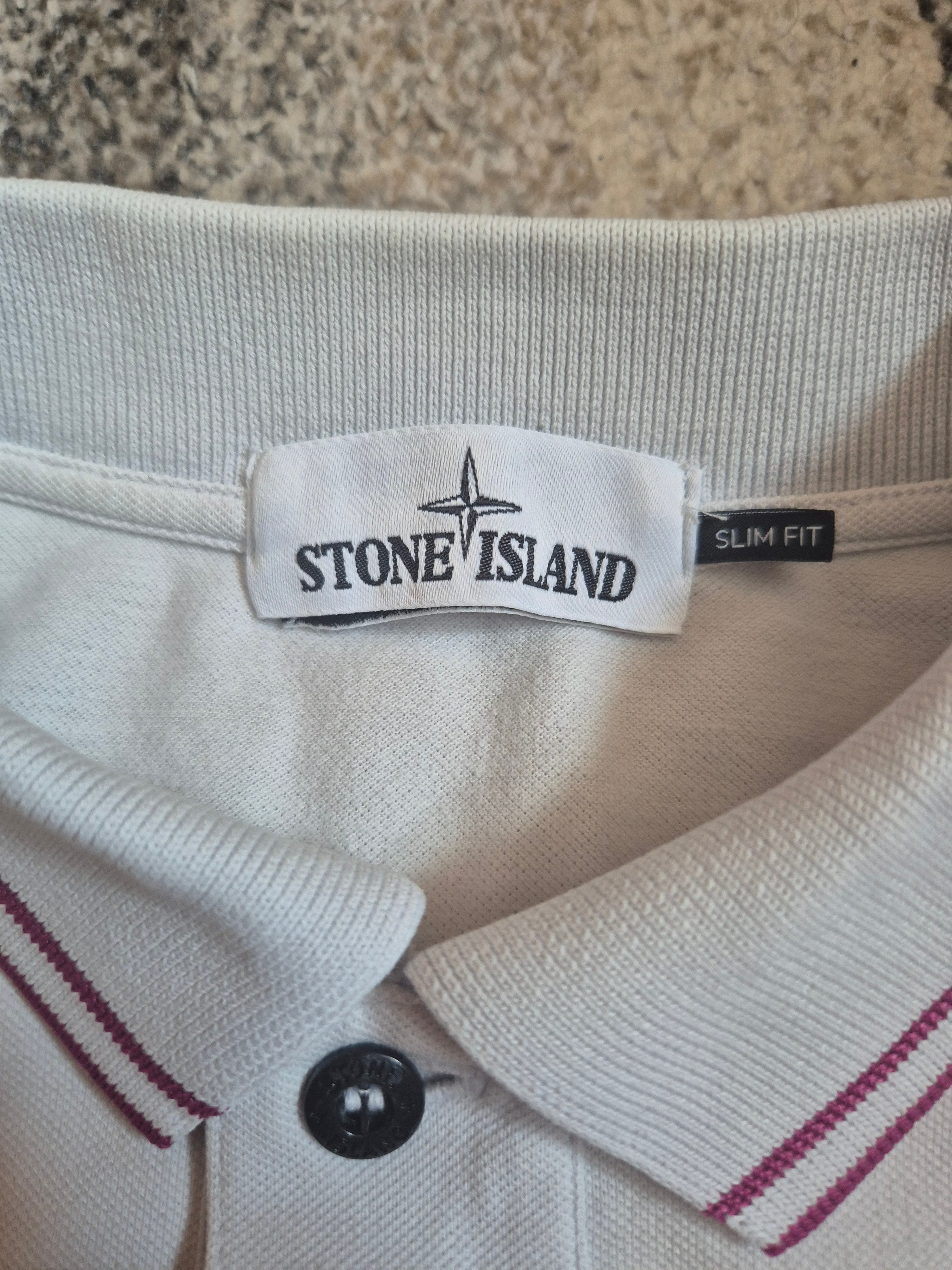 Stone Island Polo Pearl Grey M