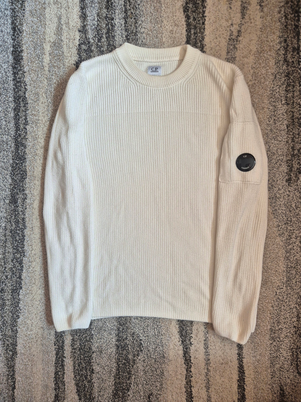 C.P. Company Sweater White L