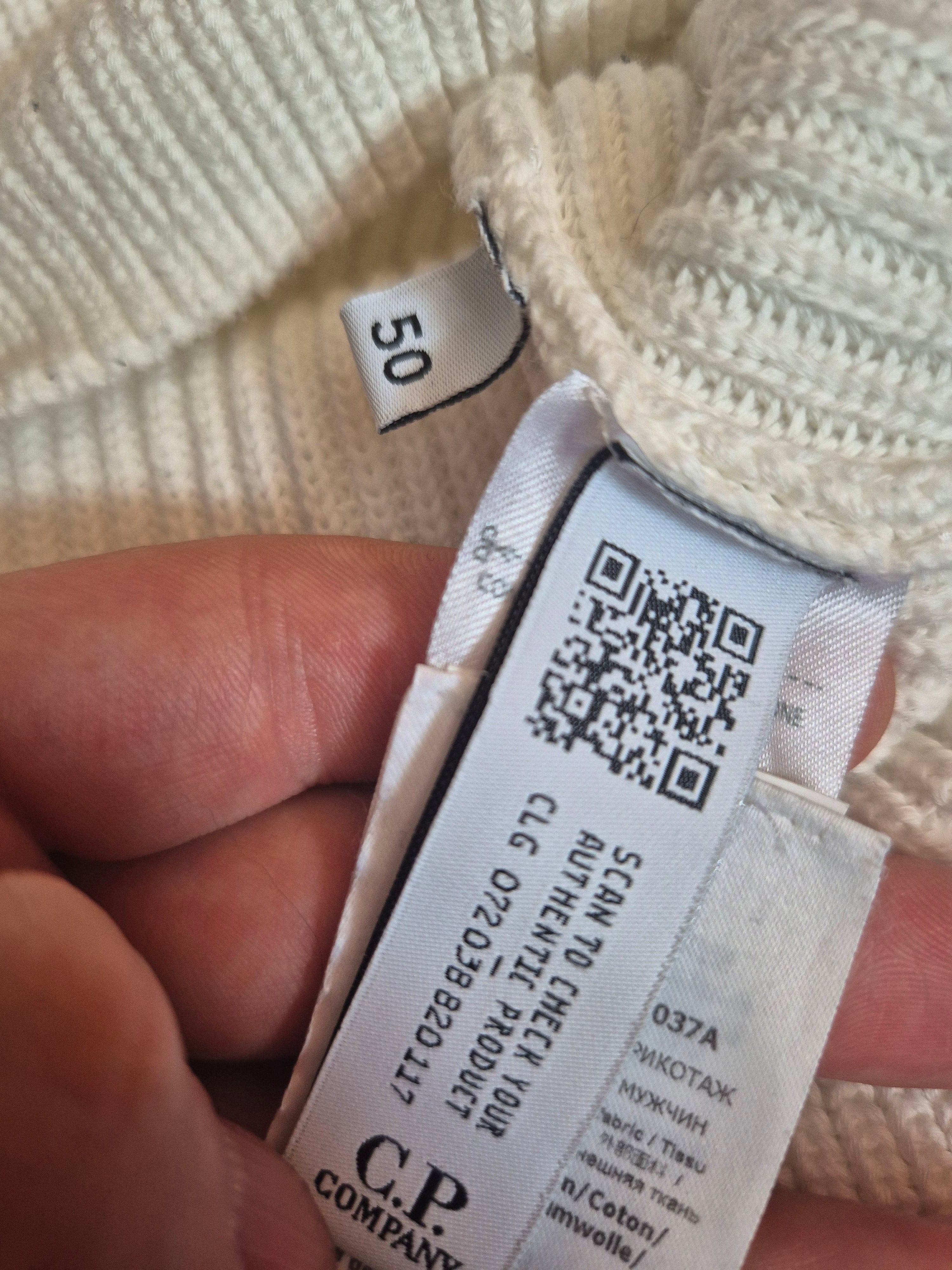 C.P. Company Sweater White L
