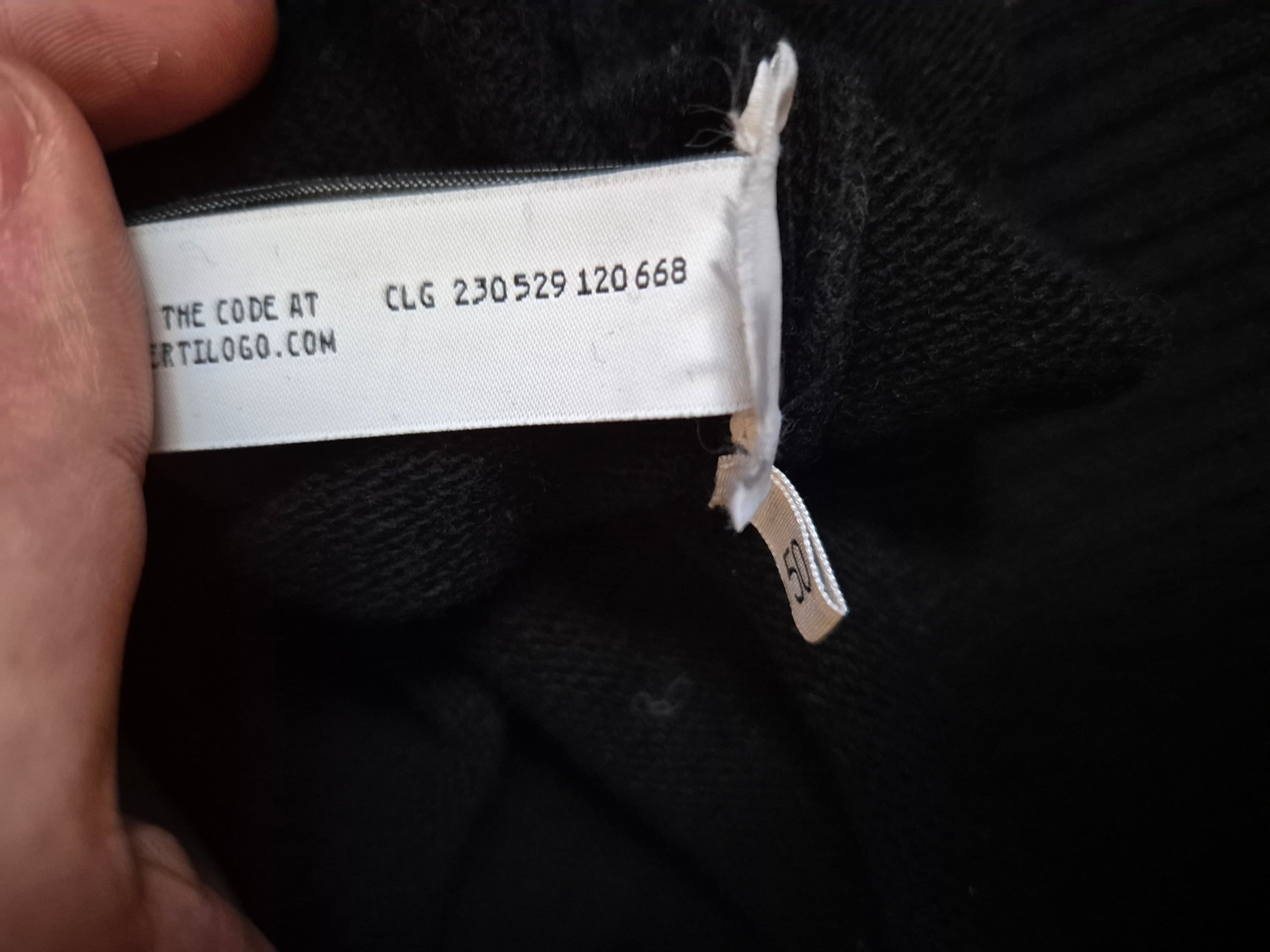 C.P. Company Lambswool Half Zip Sweater Black L