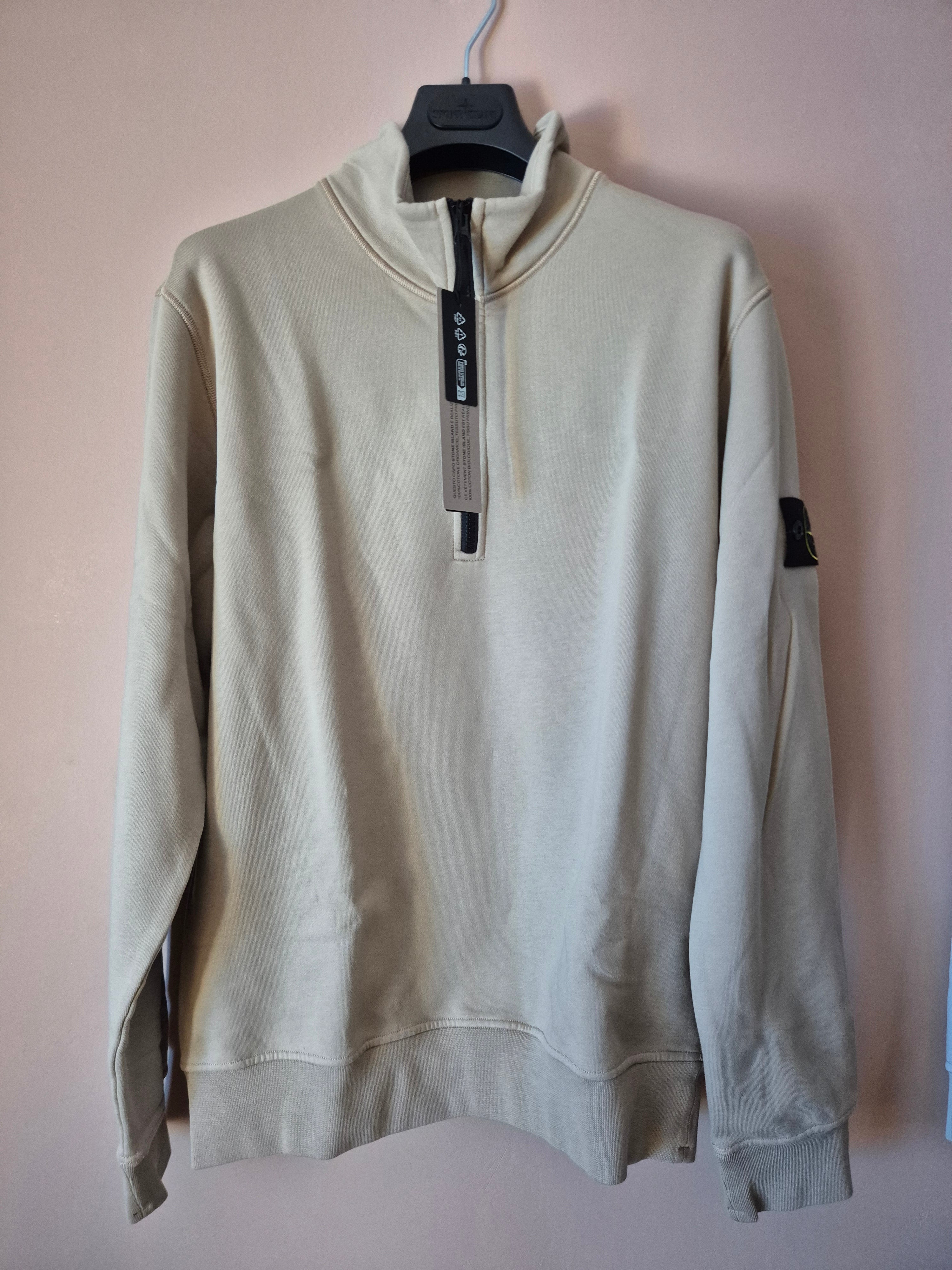 Stone Island Half Zip Beige L