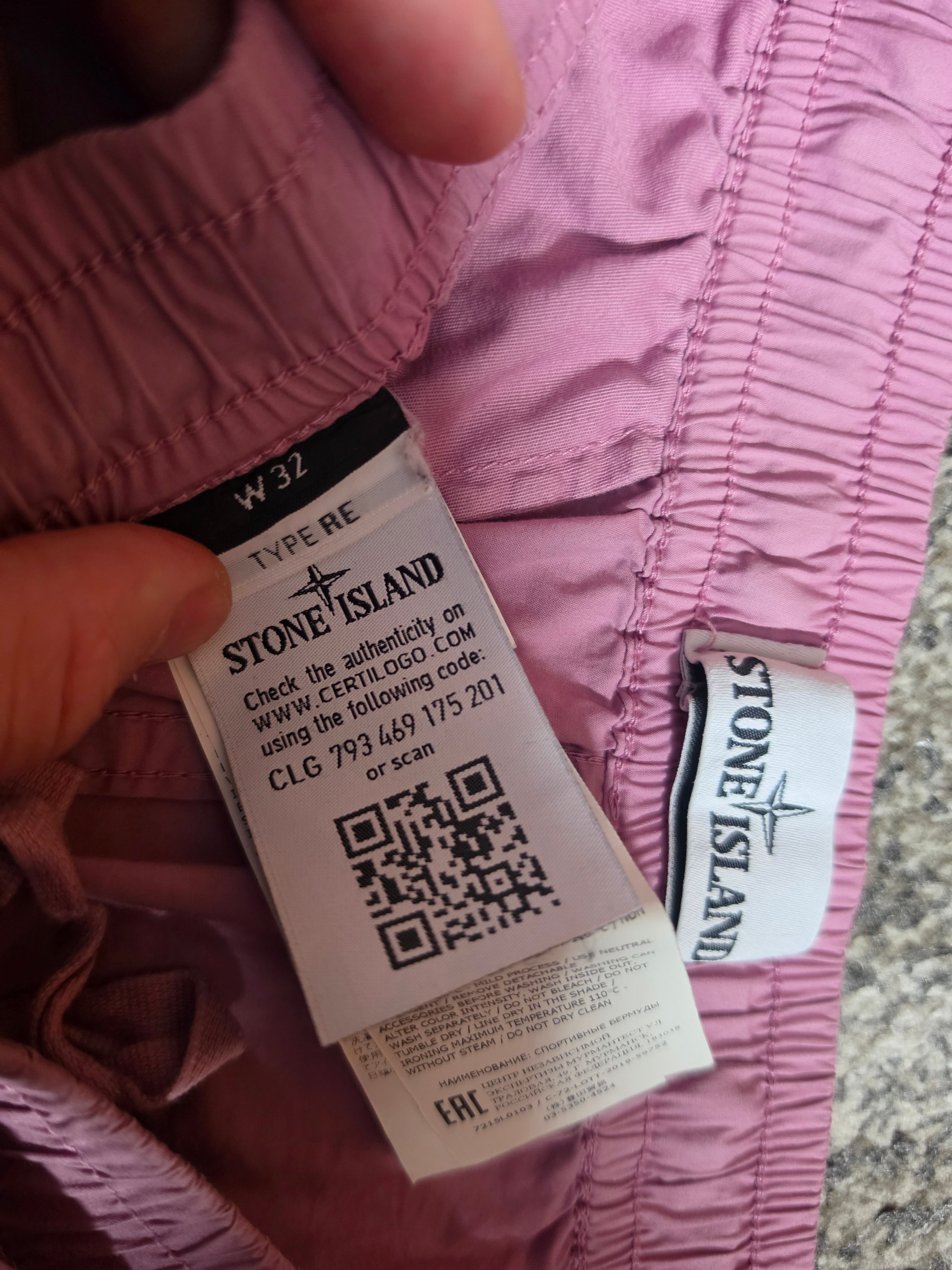 Stone Island Shorts Pink W32
