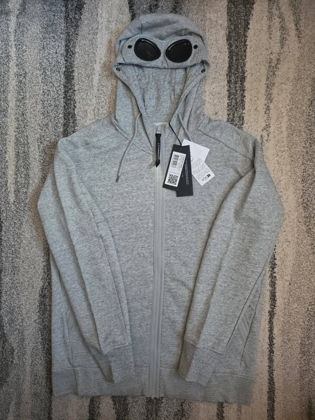 C.P. Company Goggle Zip Hoodie Grey XL
