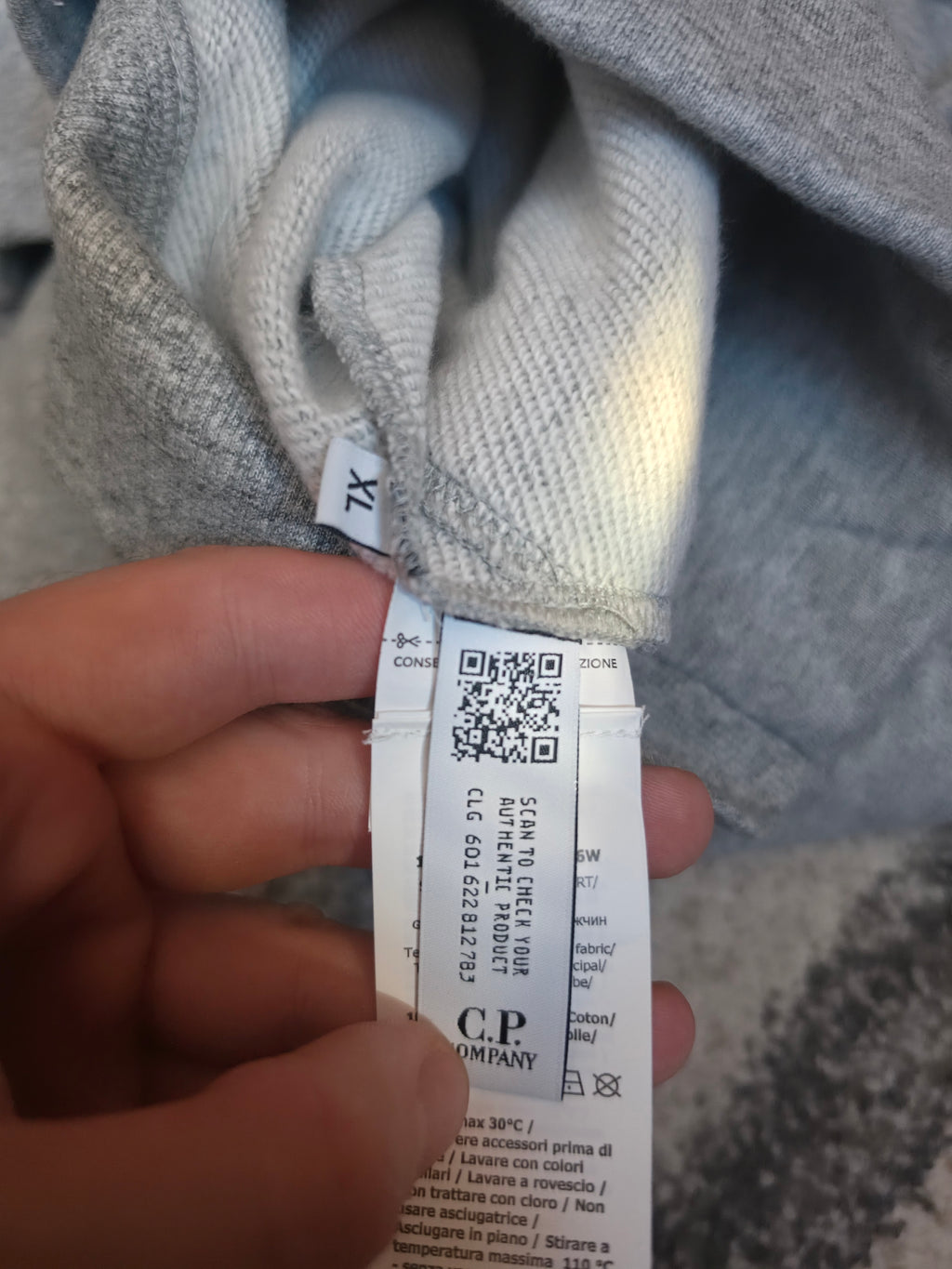 C.P. Company Goggle Zip Hoodie Grey XL